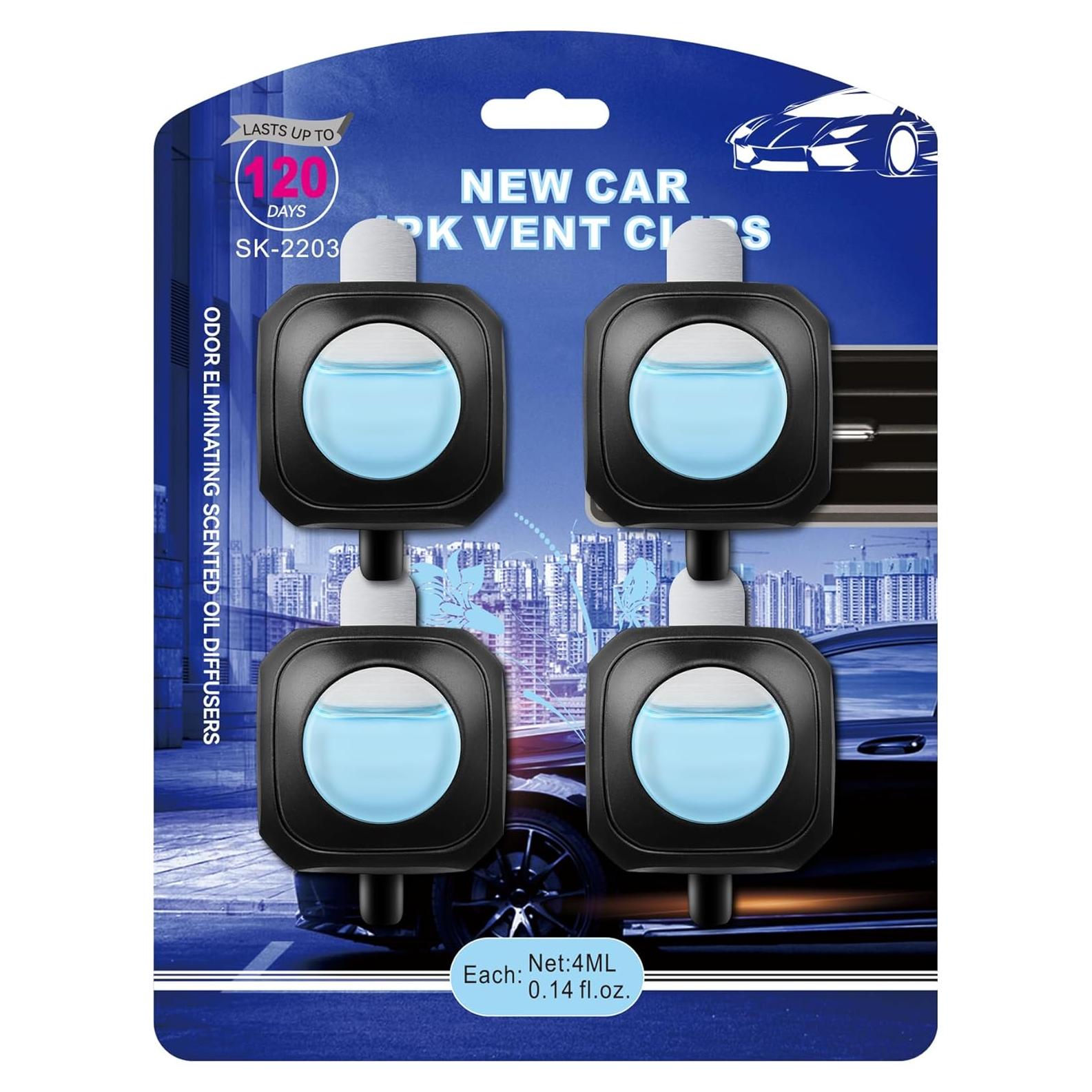 Ambientador de Coche JUSTTOP Clip Aroma 4ml - 120 Días