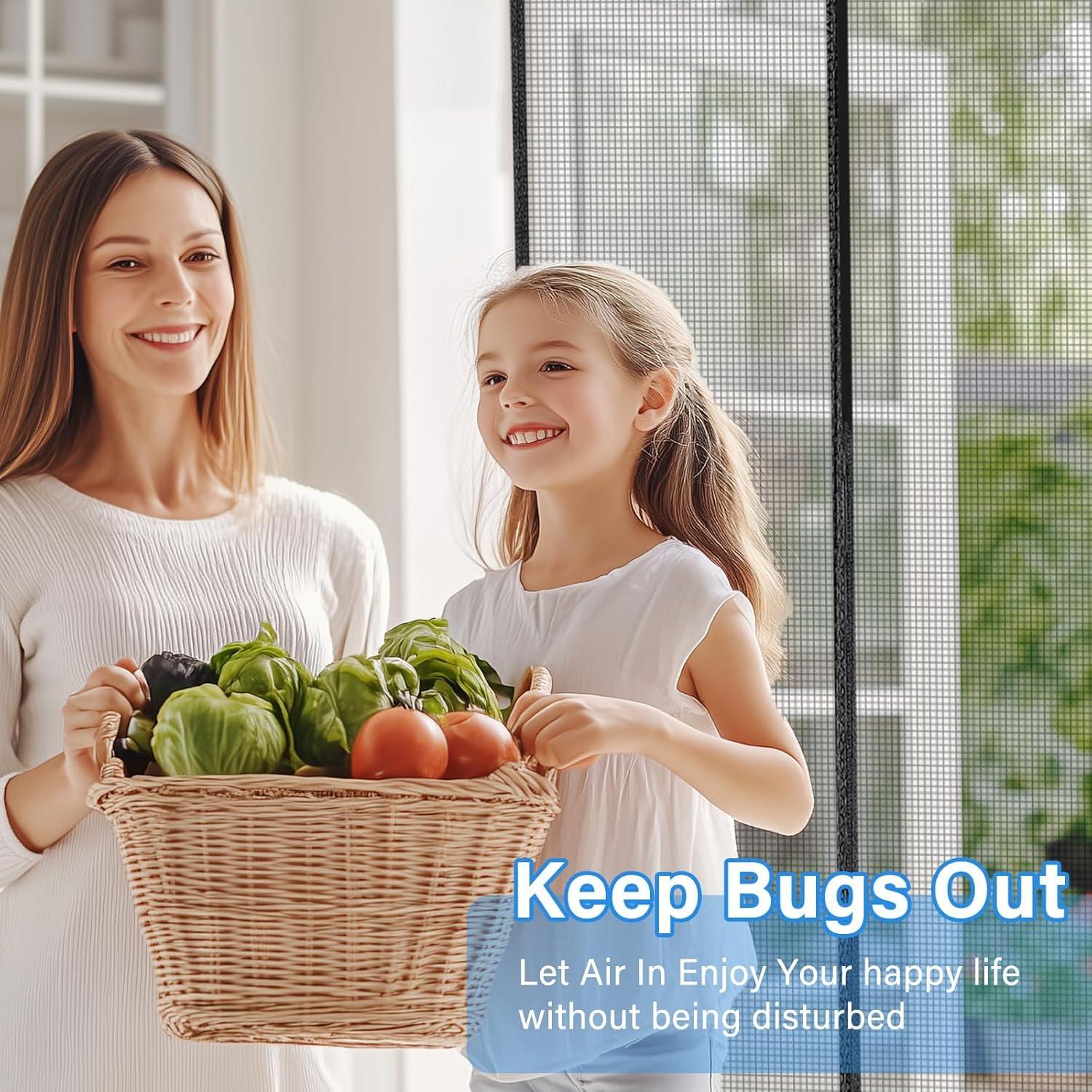 Malla Pantalla Magnética CANLENE 39x84 cm Resistente Insectos