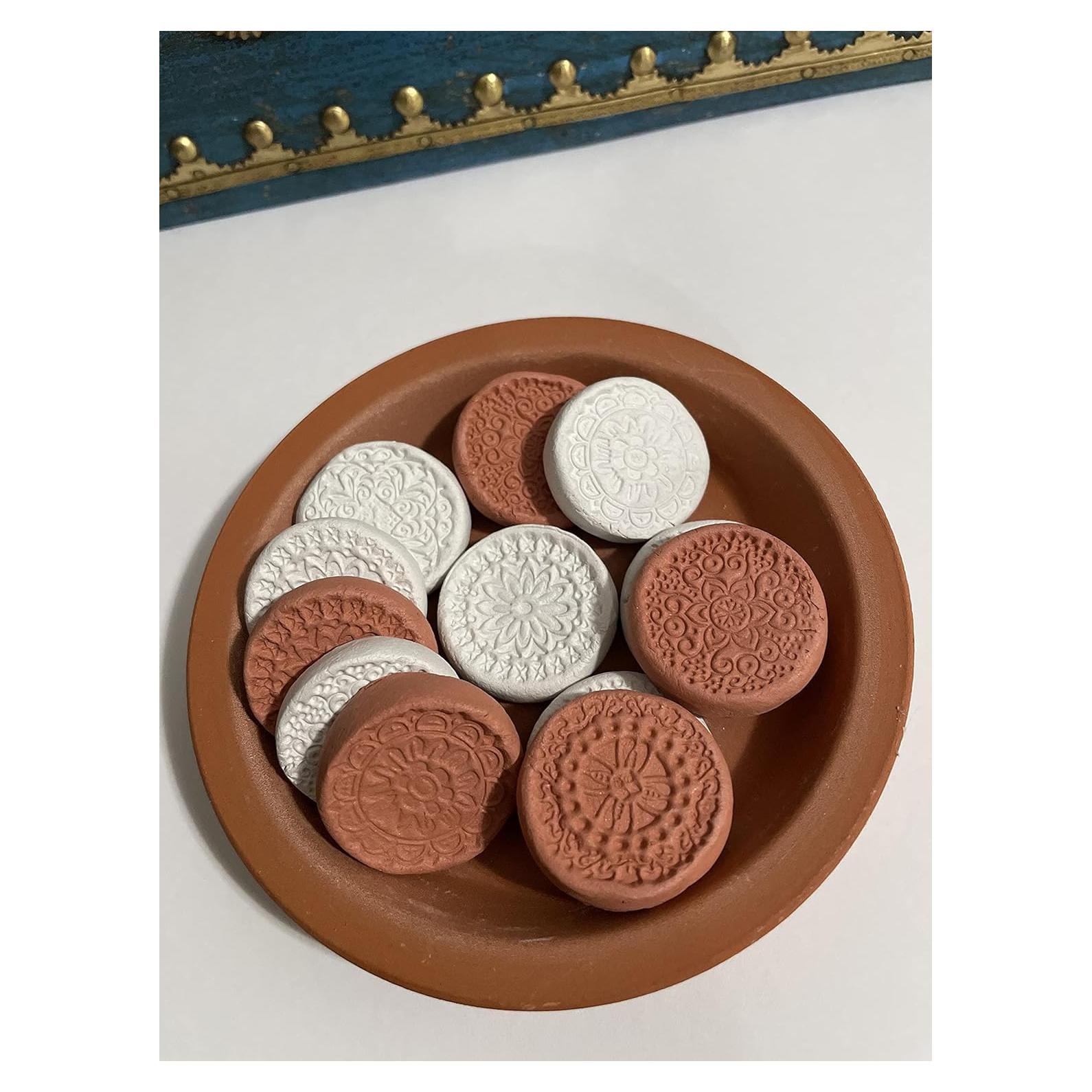 Piedras Difusoras de Aceite Esencial de Terracota - 12 Piezas
