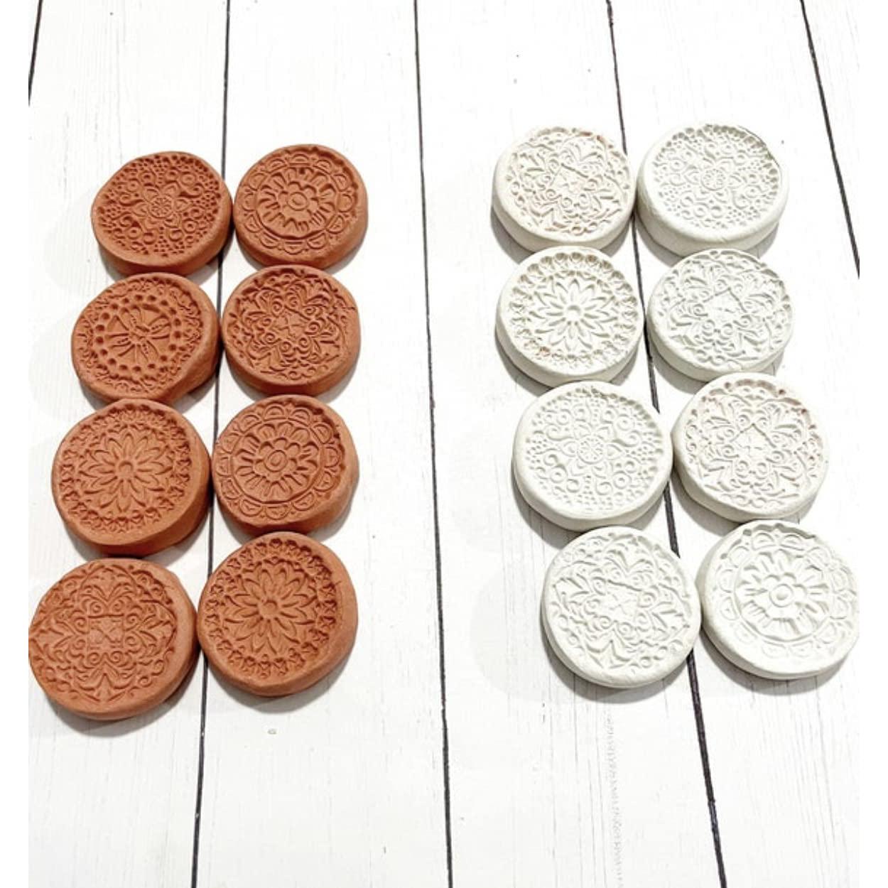 Piedras Difusoras de Aceite Esencial de Terracota - 12 Piezas