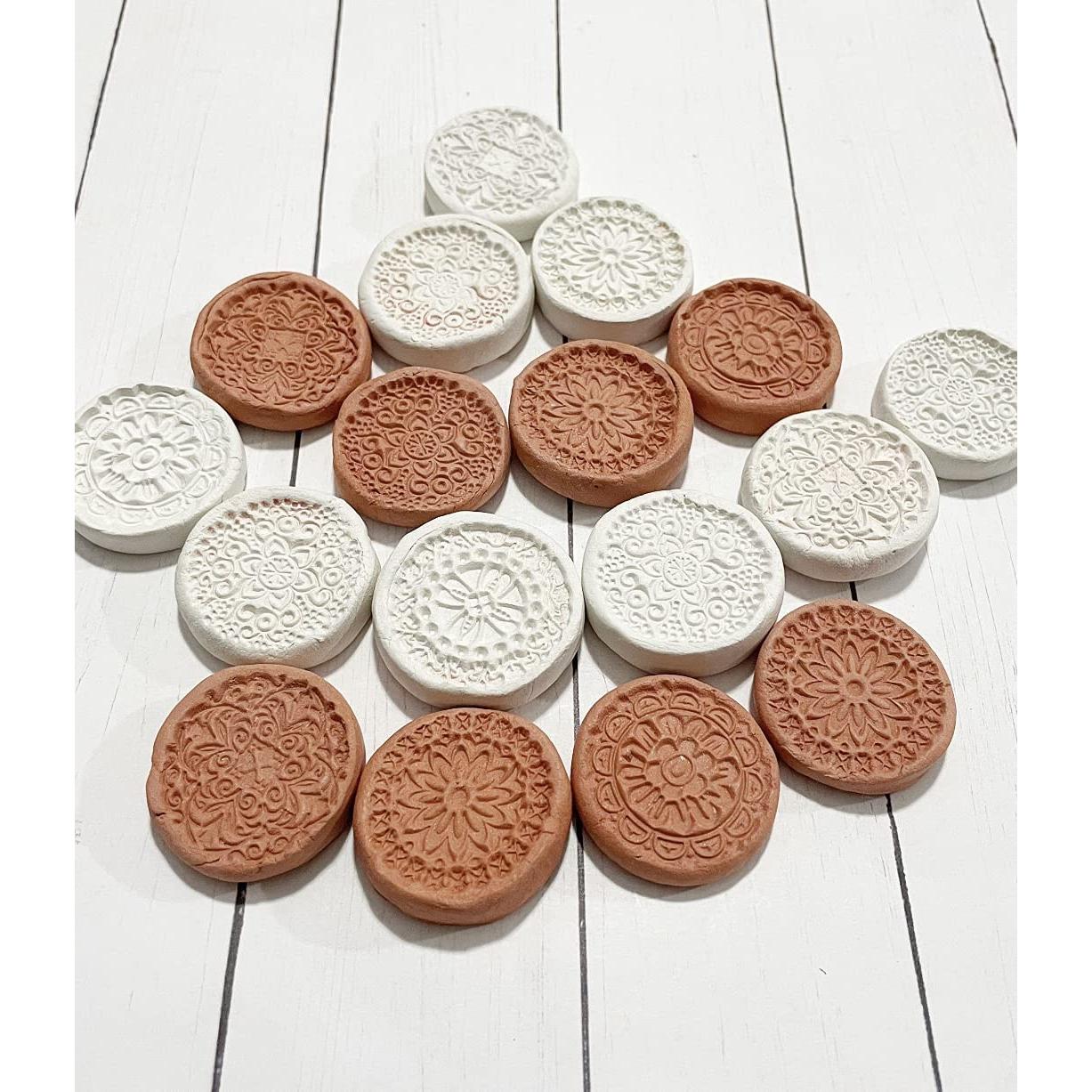 Piedras Difusoras de Aceite Esencial de Terracota - 12 Piezas