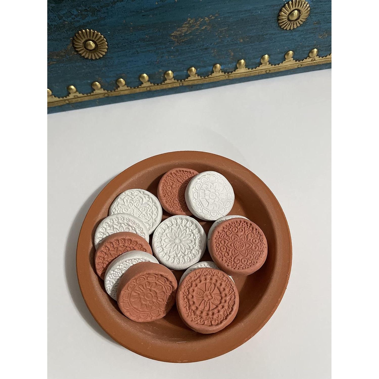 Piedras Difusoras de Aceite Esencial de Terracota - 12 Piezas