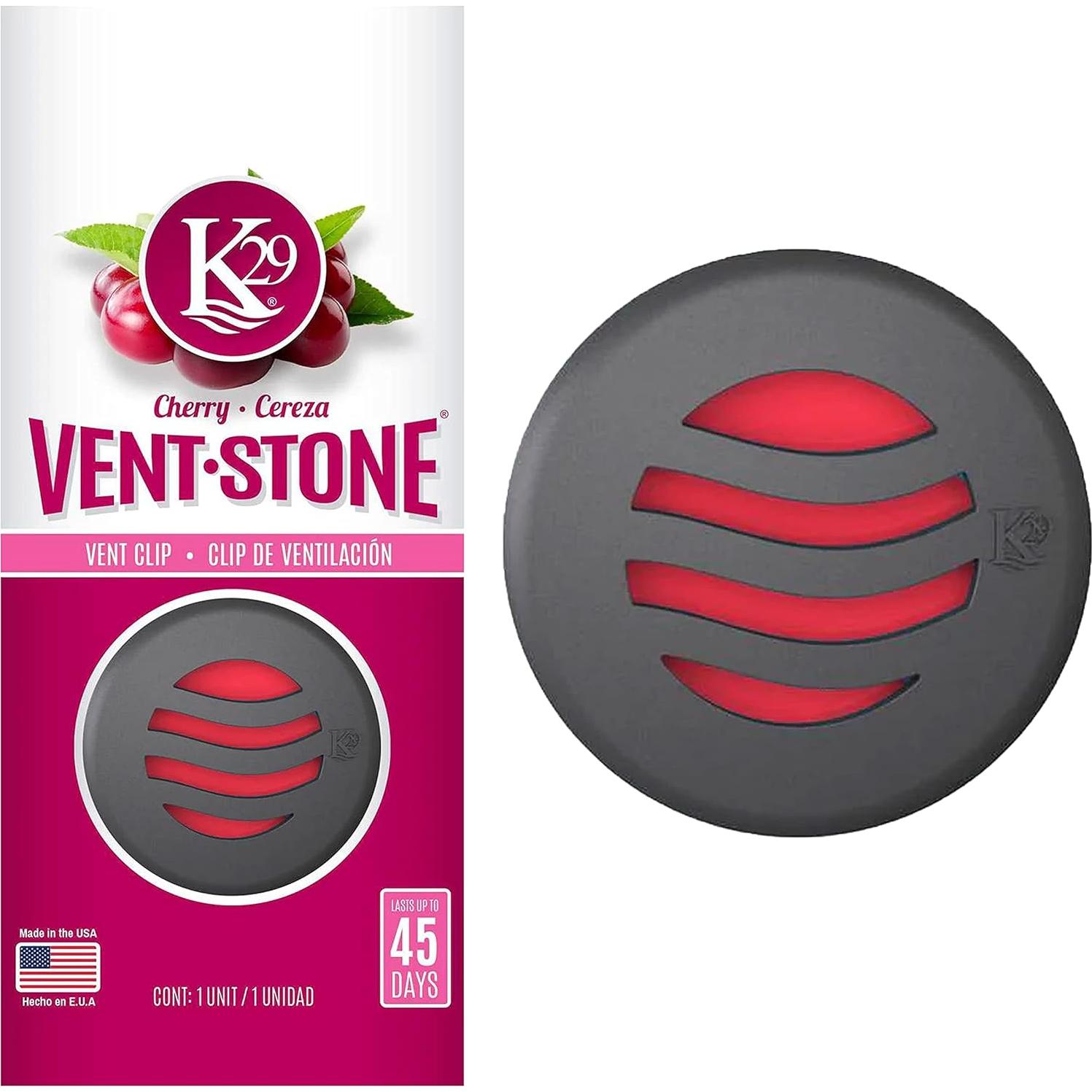 2 Clips Ambientadores de Cereza Vent-Stone para Auto