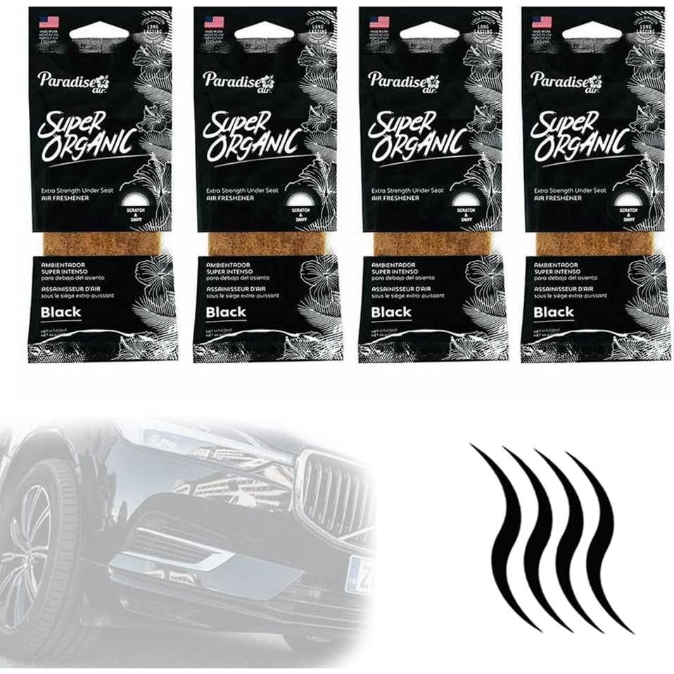 Bloque de fragancia para automóvil AllTopBargains 4 piezas