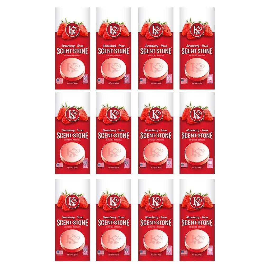 Piedra Aromática K29 Fresa - Paquete de 12 Unidades