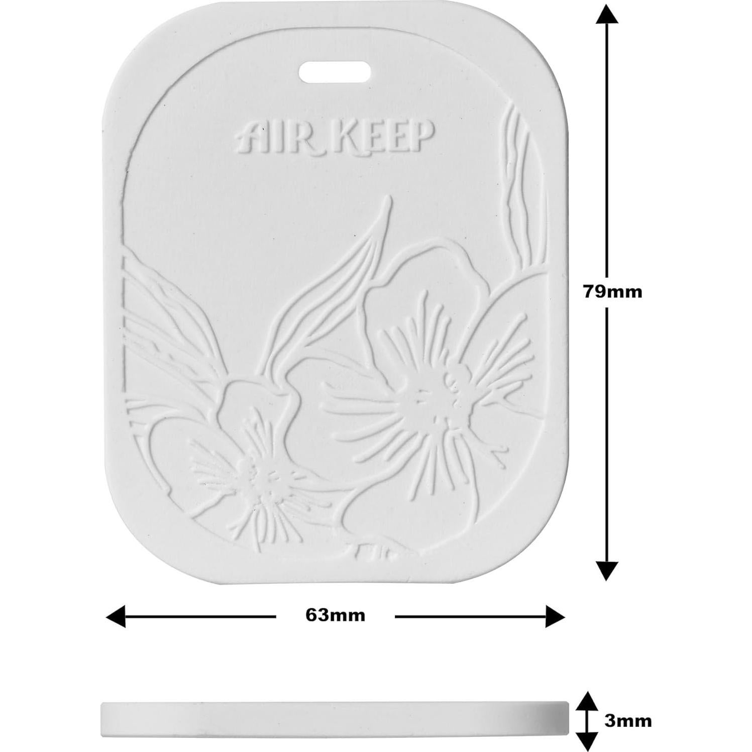 Ambientador de Auto Airkeep - Cerámica Ropa Limpia 81.9g