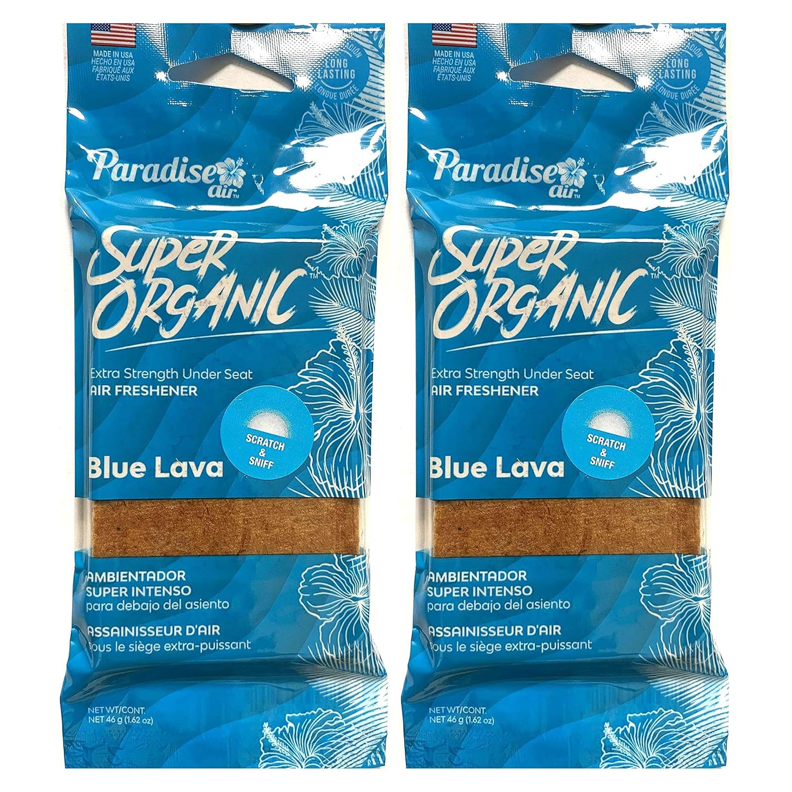 Ambientador de Bloque Azul Lava Paradise - 2 Pcs Orgánico