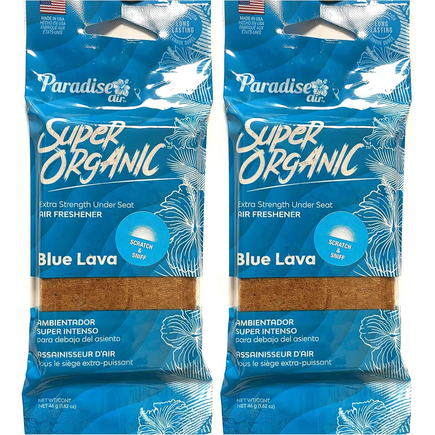 Ambientador de Bloque Azul Lava Paradise - 2 Pcs Orgánico