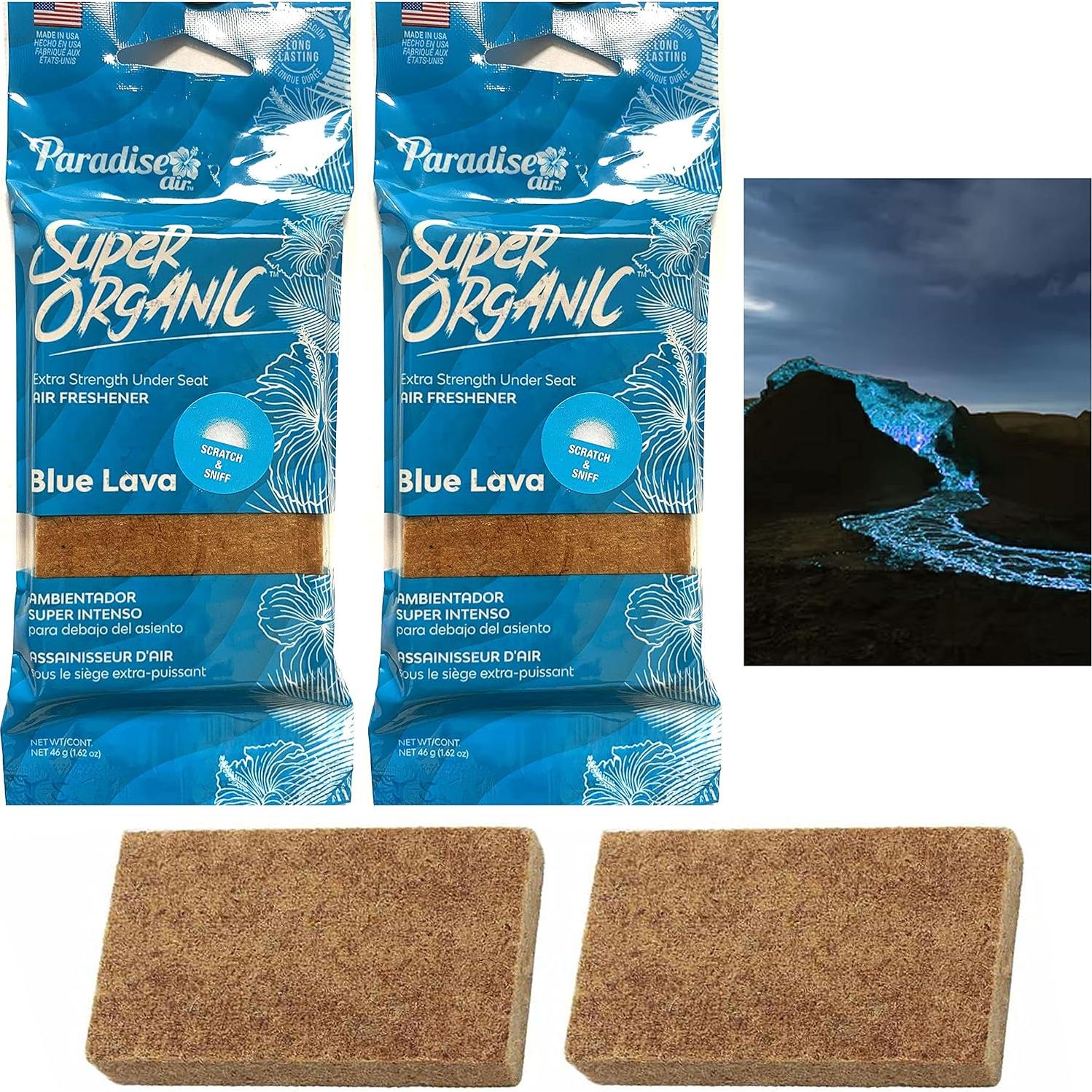 Ambientador de Bloque Azul Lava Paradise - 2 Pcs Orgánico