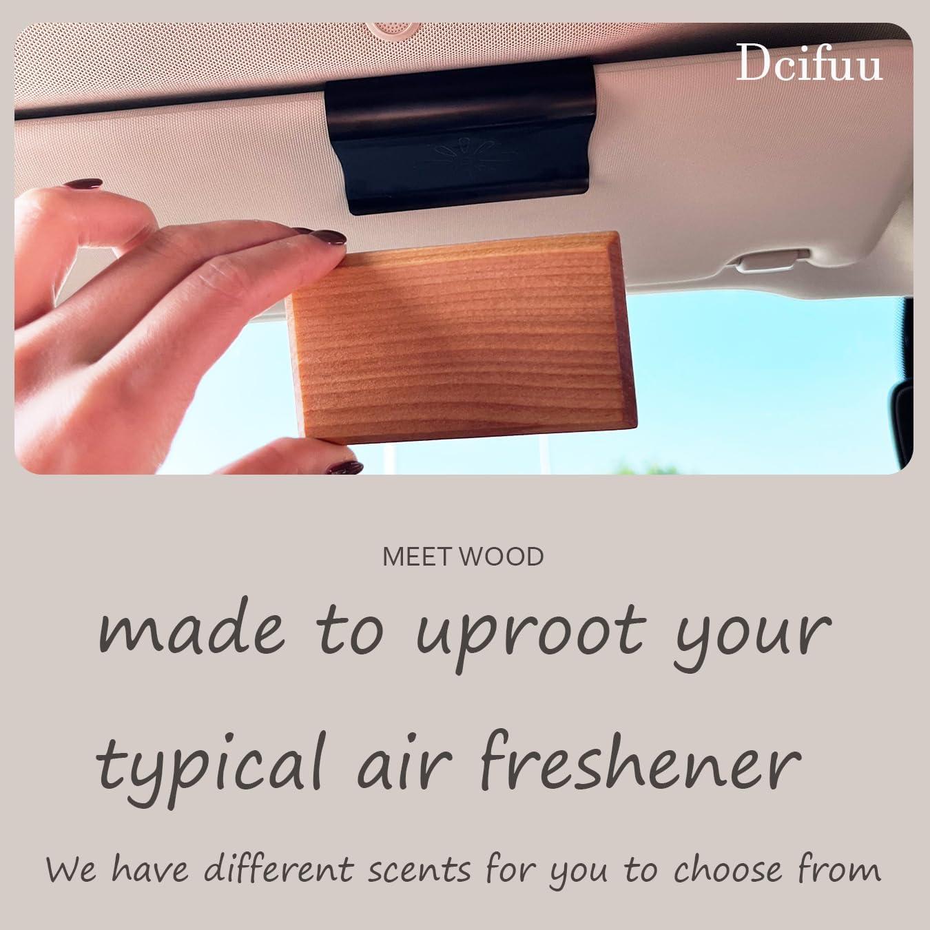 Ambientador de Coche Dcifuu de Madera Natural Aroma Grove