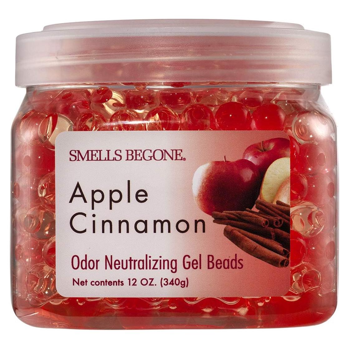 Gel Eliminador de Olores SMELLS BEGONE - Manzana y Canela - 340g