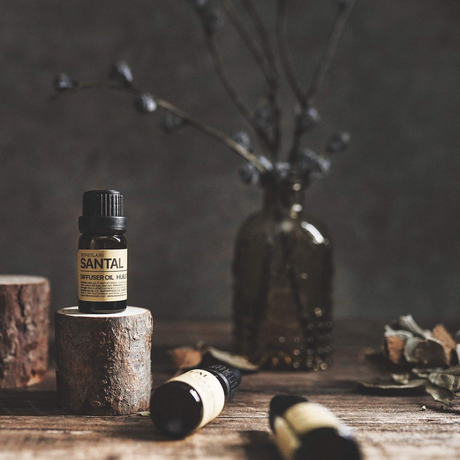 Aceite Difusor de Santal 10 ml - Sesneslabs Aroma de Lujo