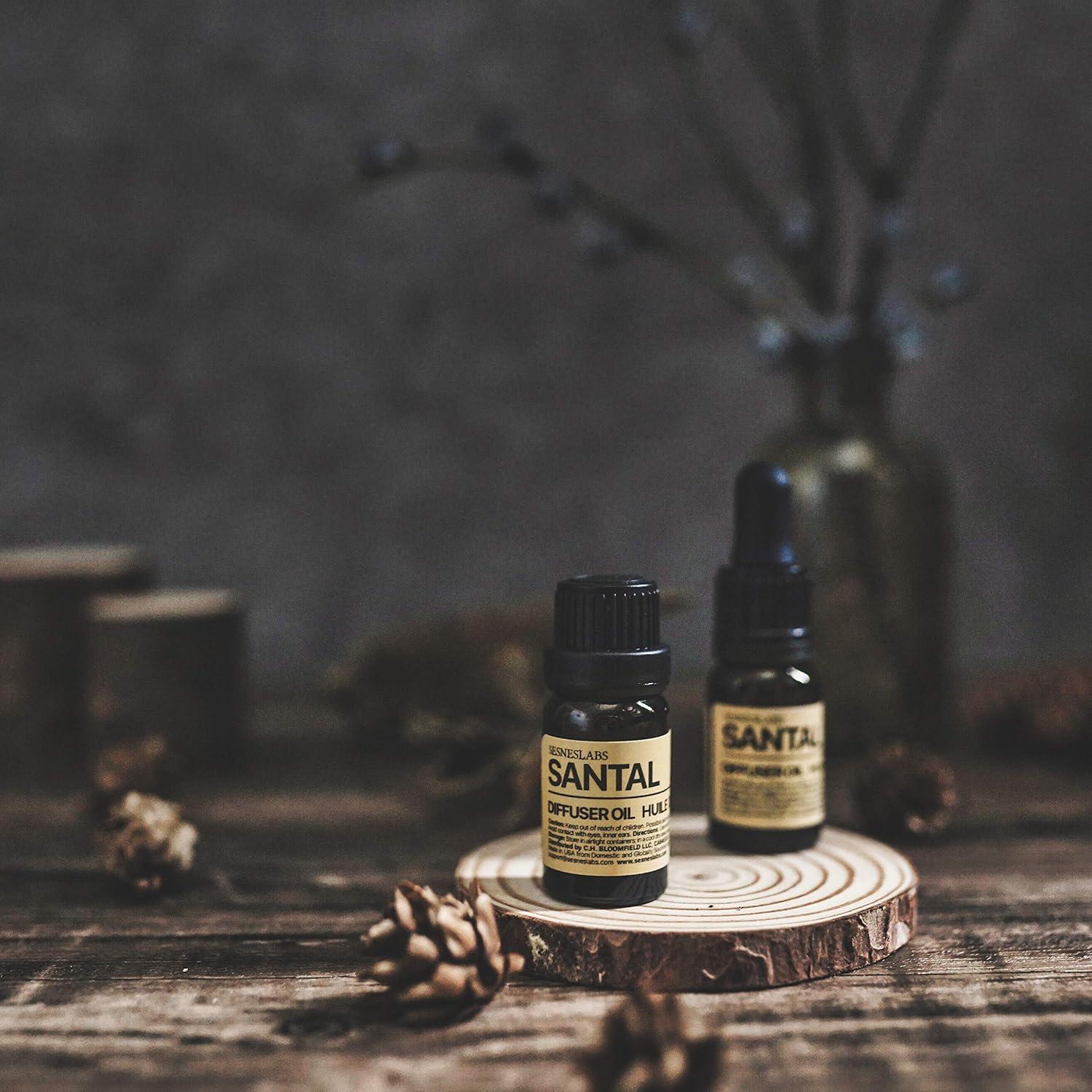 Aceite Difusor de Santal 10 ml - Sesneslabs Aroma de Lujo