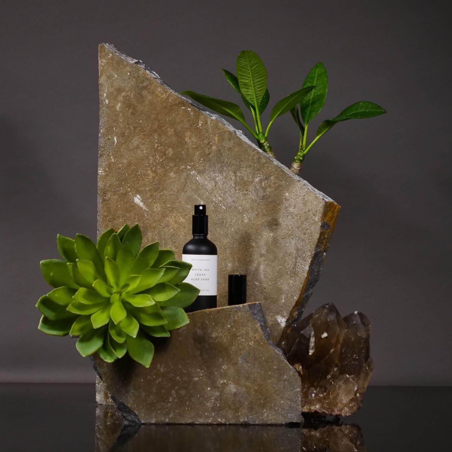 Ambientador Spray de Habitación Stone Candles 100ml - Té Blanco, Cedro, Aloe Vera