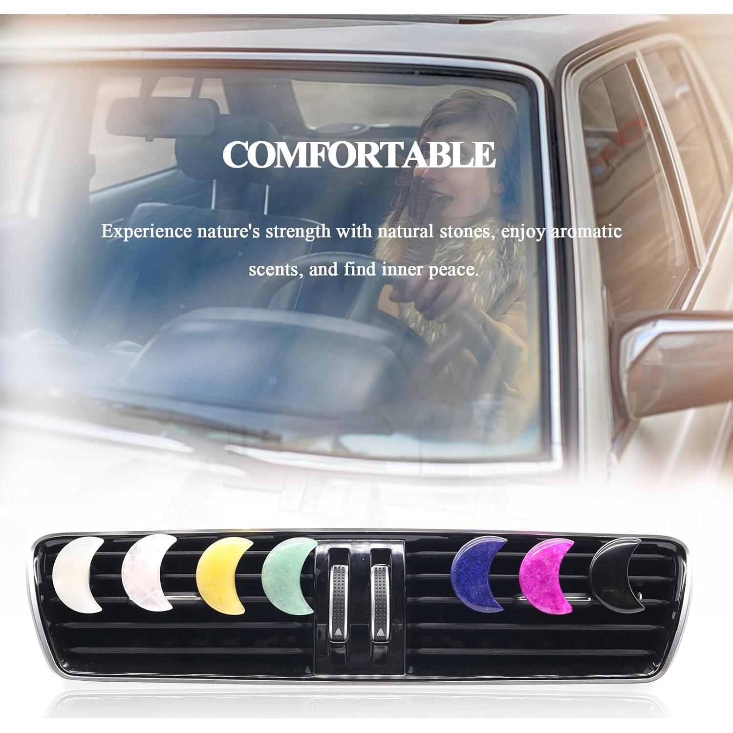 Clips de Ventilación de Aire de Piedra Natural ORIESSE - 7 Piezas