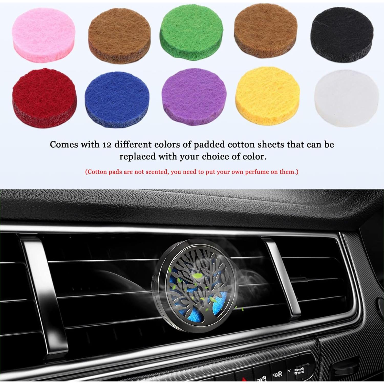 2 Clips de Ventilación KVAEY para Difusor de Auto - Negro