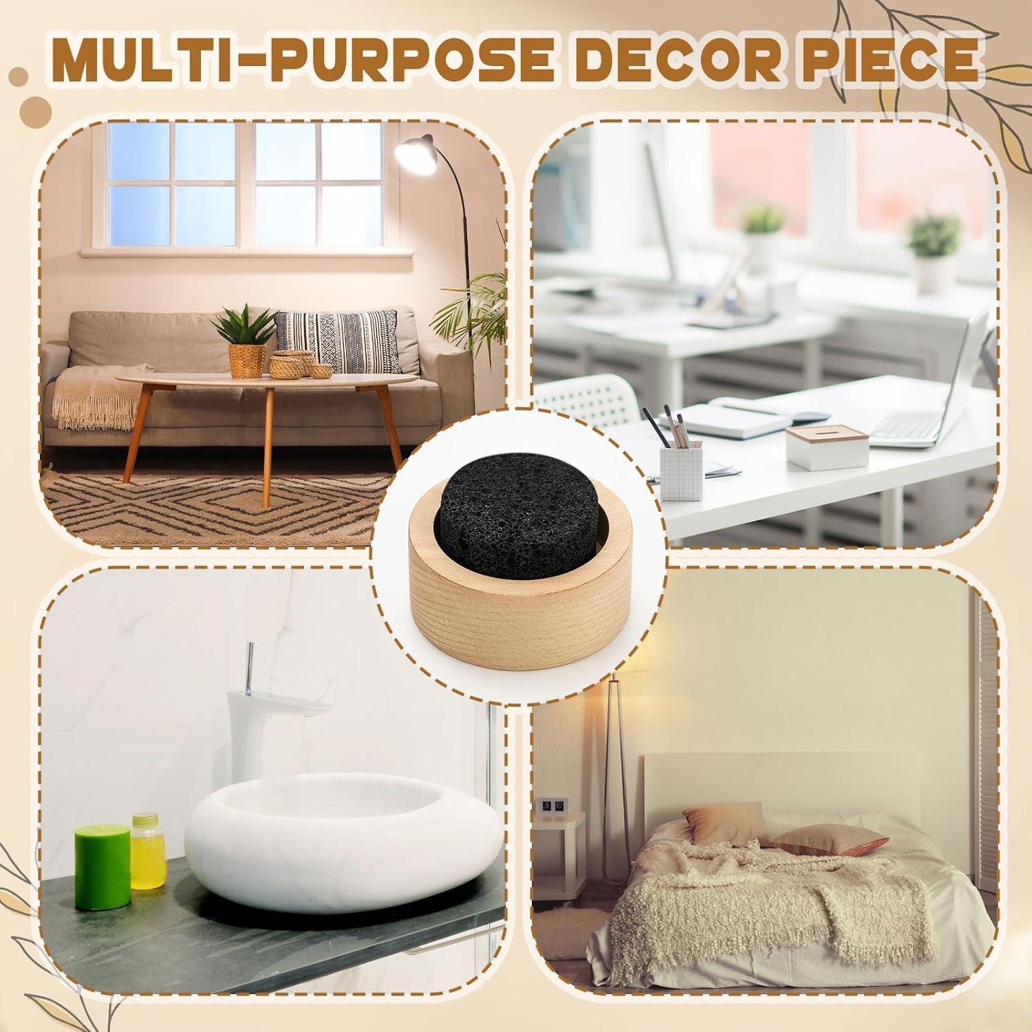 Difusor de Aceite Esencial Chunful 2 Pcs Roca Volcánica