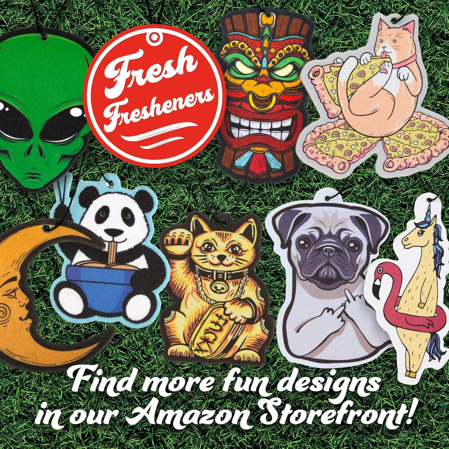 Ambientador de coche Fresh Fresheners - 3 paquetes aroma natural