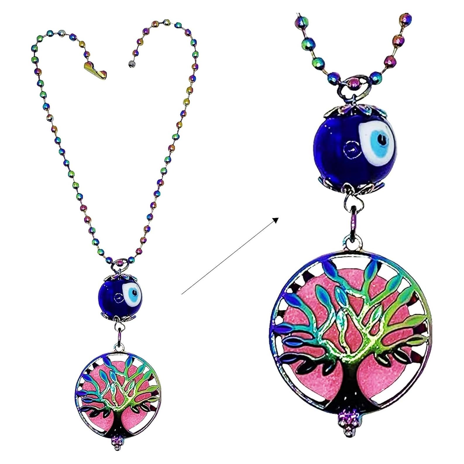 Difusor de Aromaterapia LUCKBOOSTIUM Ojo Maligno para Coche