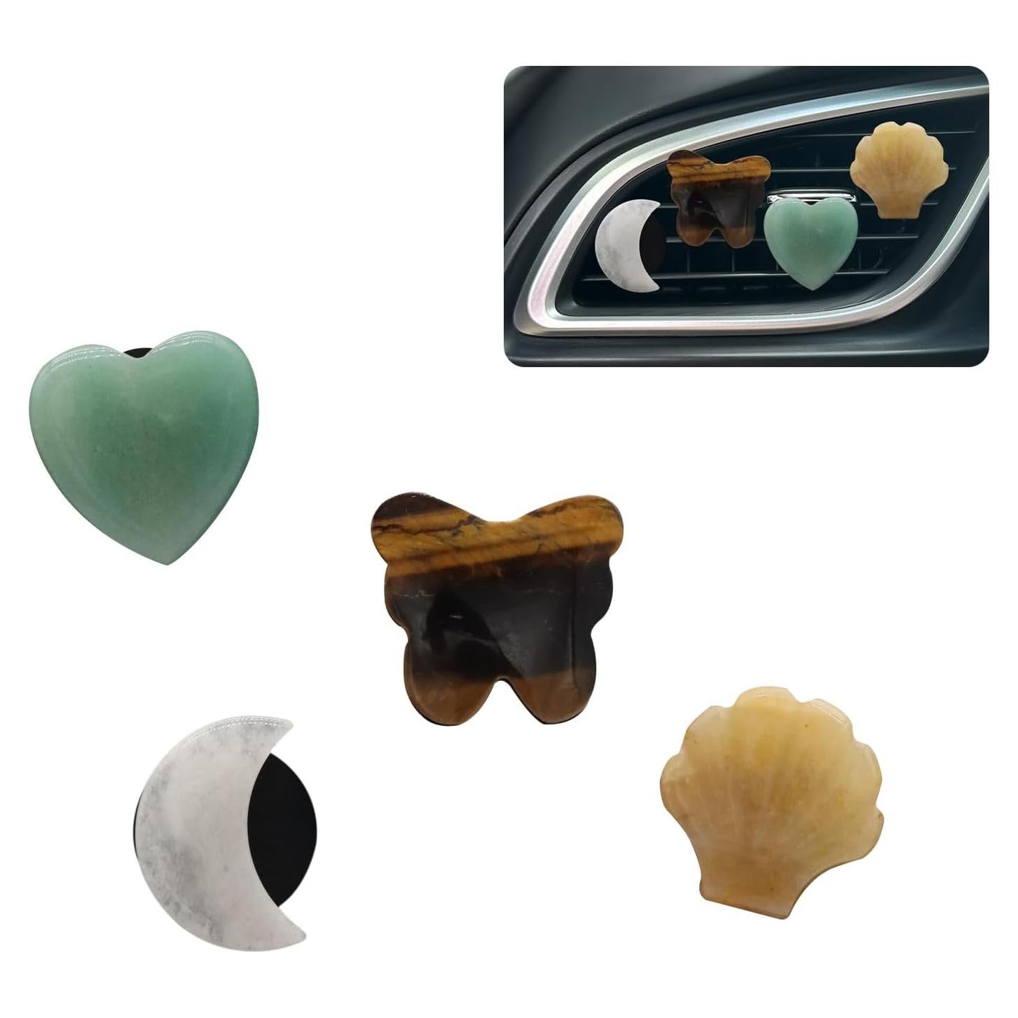 Clips de Ventilación de Aire de Piedra Natural ORIESSE - 4 Piezas