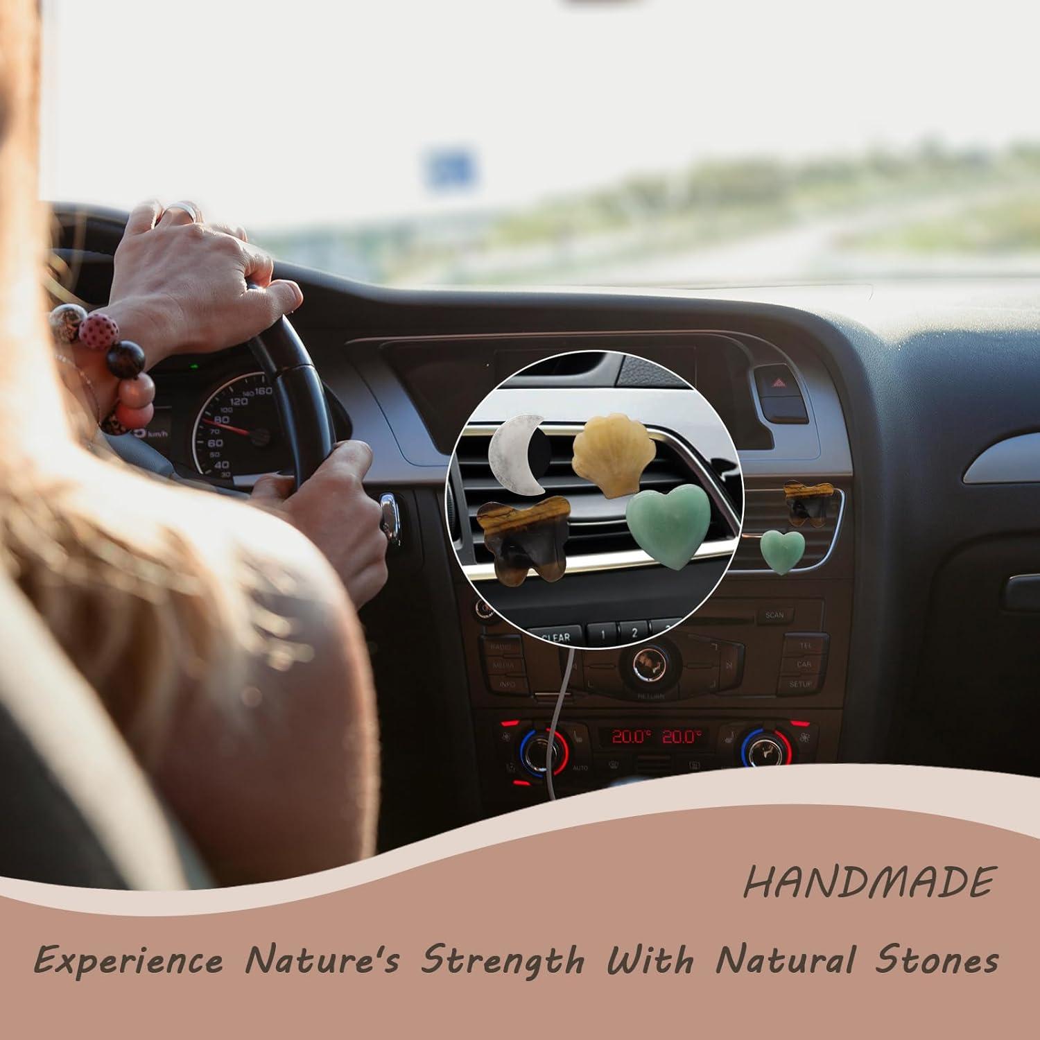 Clips de Ventilación de Aire de Piedra Natural ORIESSE - 4 Piezas