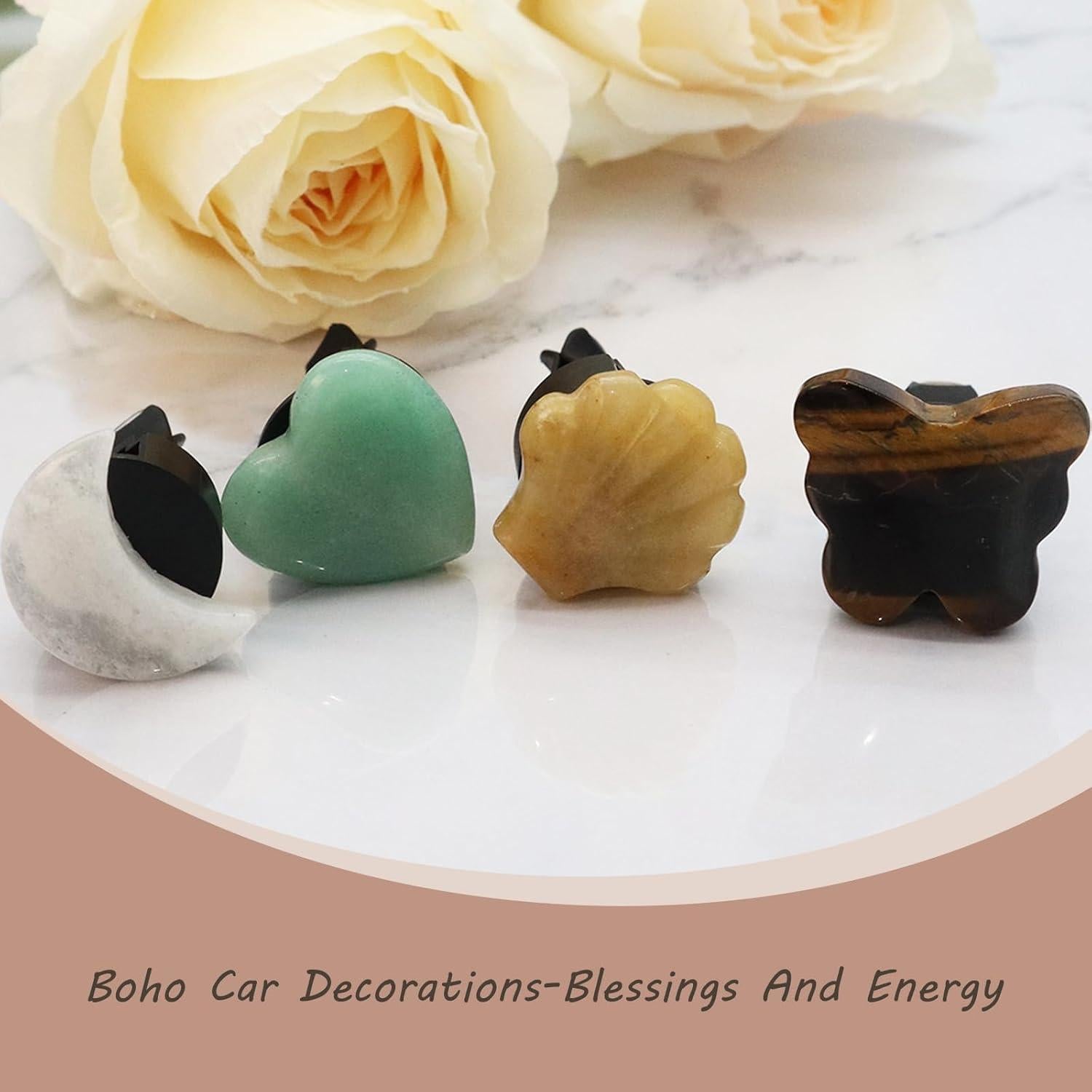 Clips de Ventilación de Aire de Piedra Natural ORIESSE - 4 Piezas