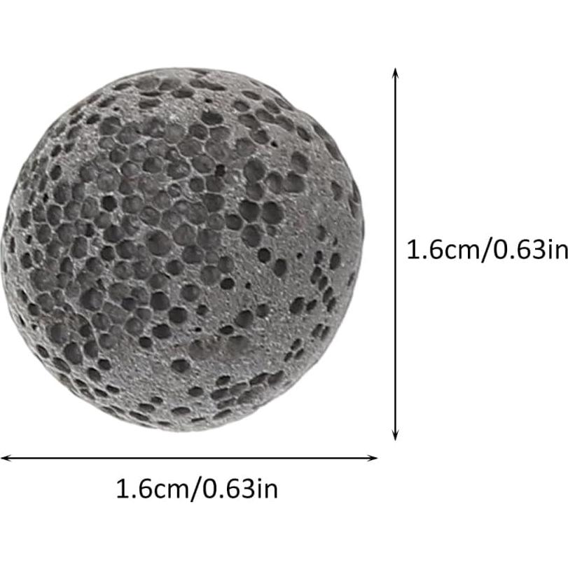 20 Piedras Difusoras de Aceite Esencial Baluue 1.57 cm Grises