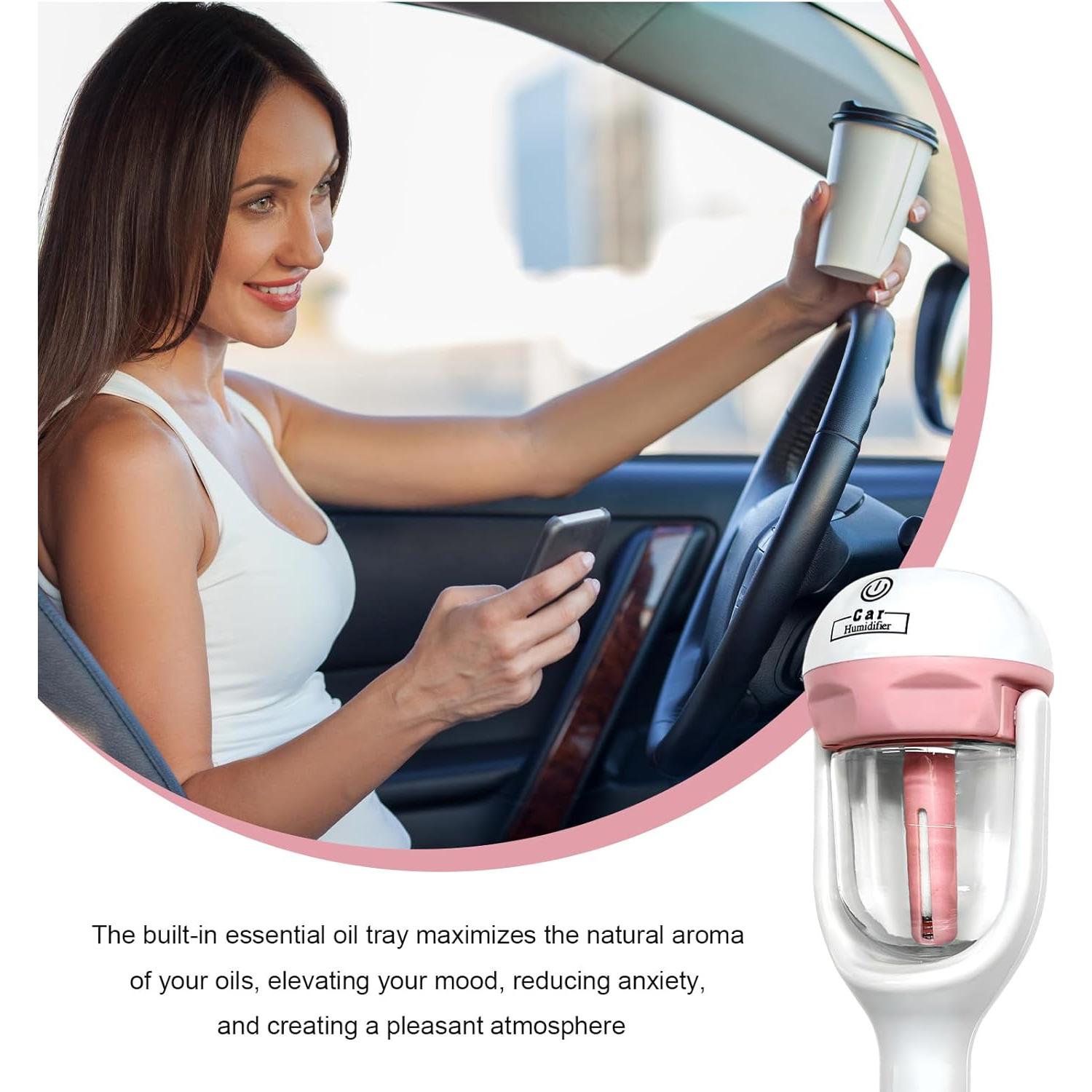 Humidificador de coche MUQIDA 50ml difusor de aceites 12V