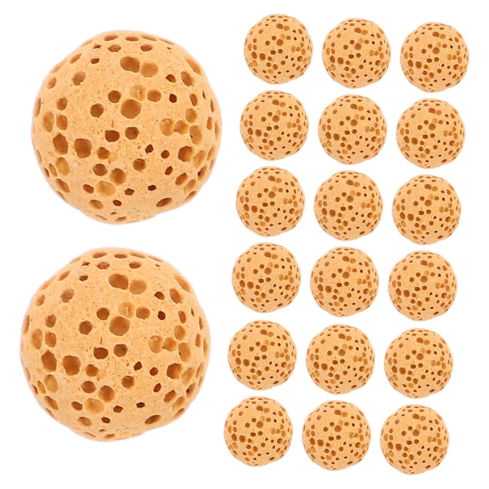 Cabilock 50 Pcs Perlas de Lava Volcánica para Aromaterapia
