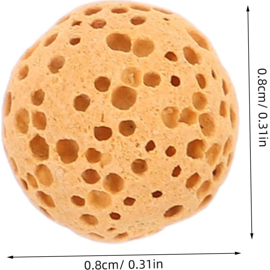 Cabilock 50 Pcs Perlas de Lava Volcánica para Aromaterapia