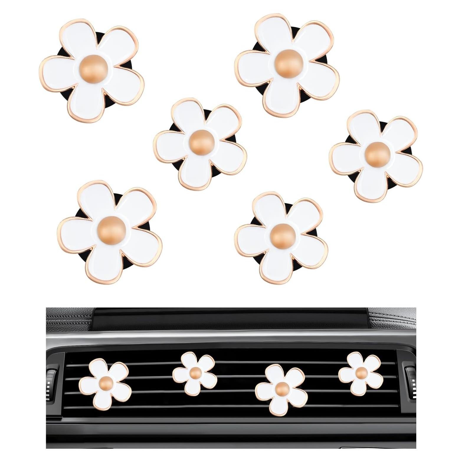 Clip de Ventilación de Aire para Auto Povtii 6 Piezas Decorativo