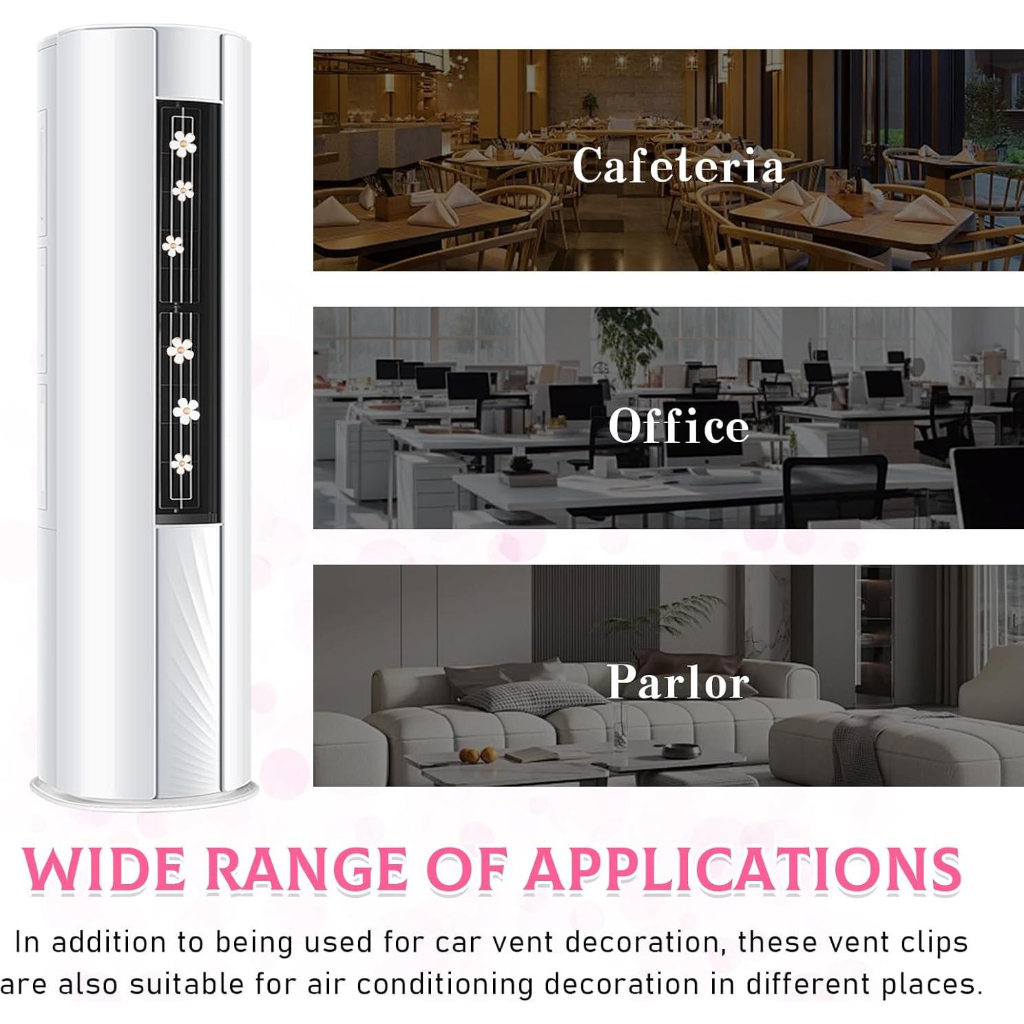 Clip de Ventilación de Aire para Auto Povtii 6 Piezas Decorativo
