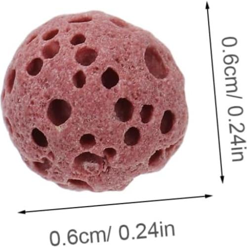 20 Perlas de Roca Volcánica Natural para Aromaterapia Automotriz