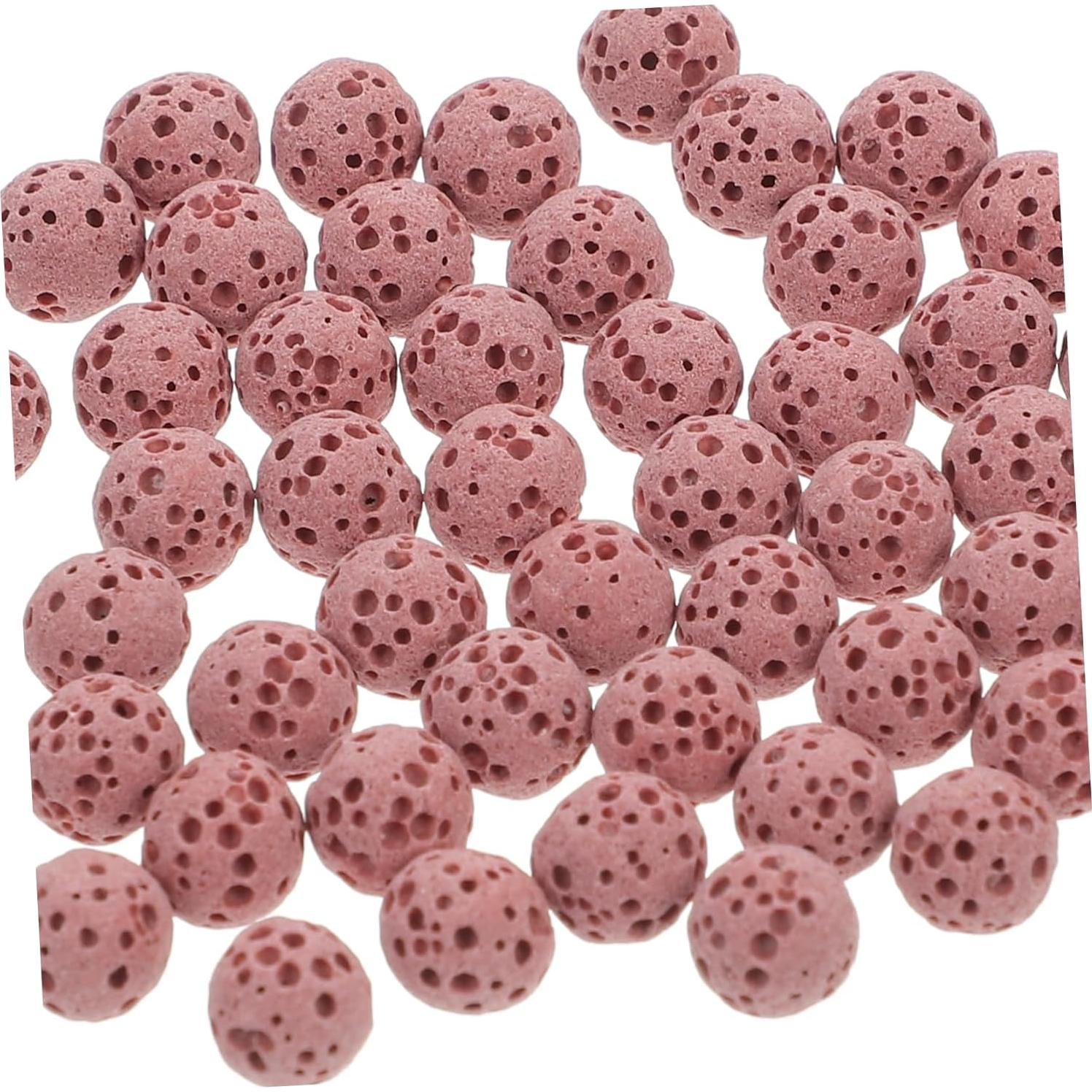 20 Perlas de Roca Volcánica Natural para Aromaterapia Automotriz