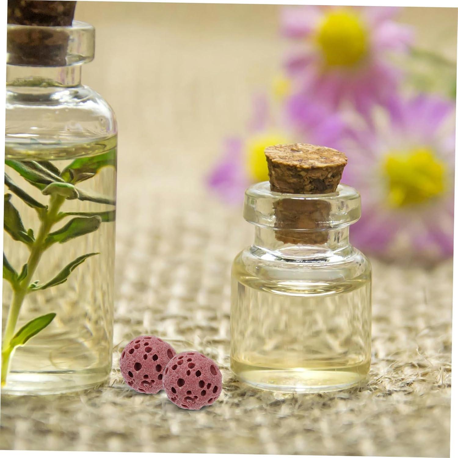 20 Perlas de Roca Volcánica Natural para Aromaterapia Automotriz