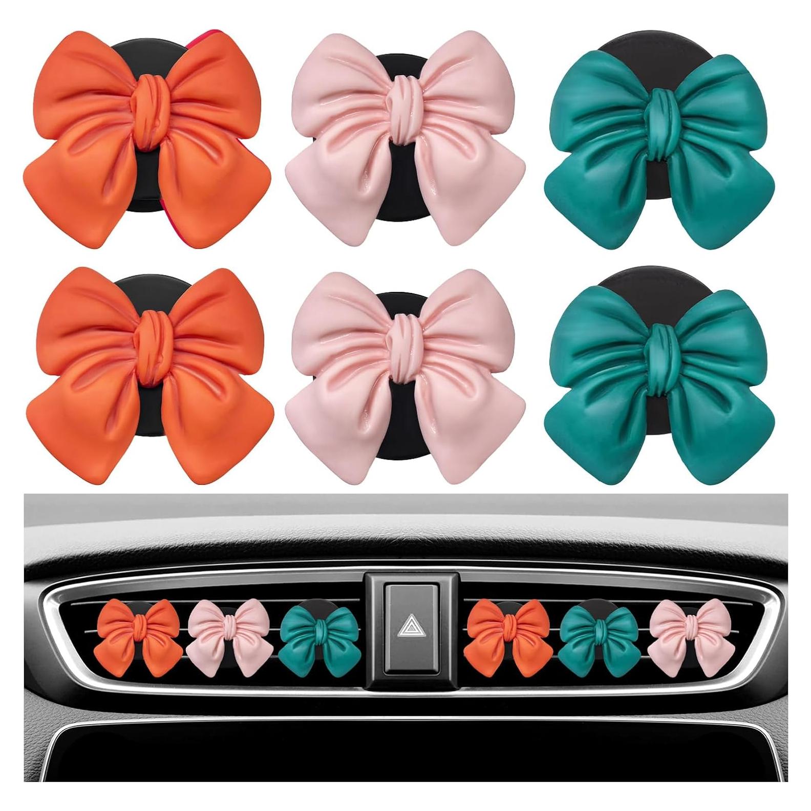 Ambientador de Auto KVAEY 9 PCS Lazo Rosa Universal