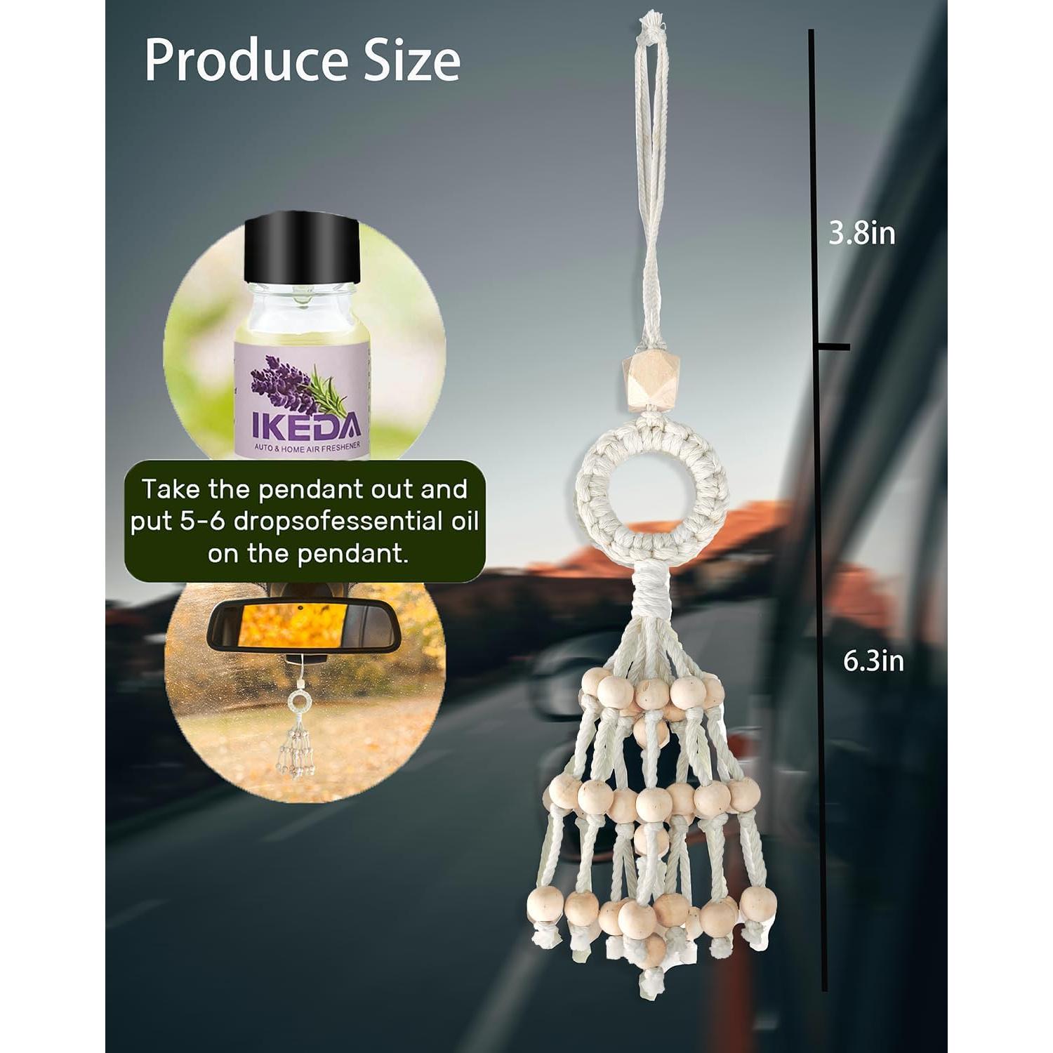 Ambientador para coche Ikeda, aroma a lavanda, 10ml