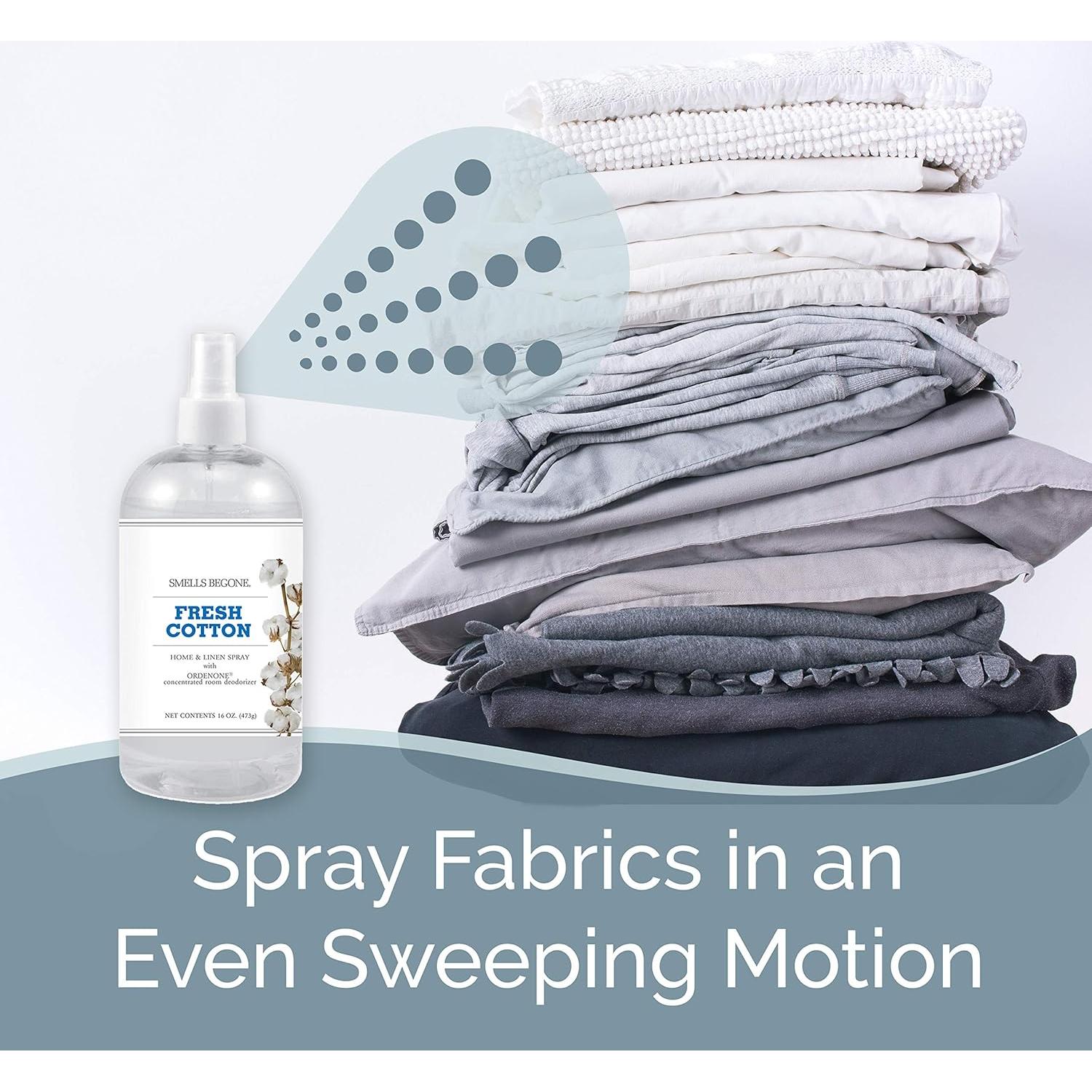 Ambientador SMELLS BEGONE 2x453.6g Algodón Fresco - Eliminador de Olores