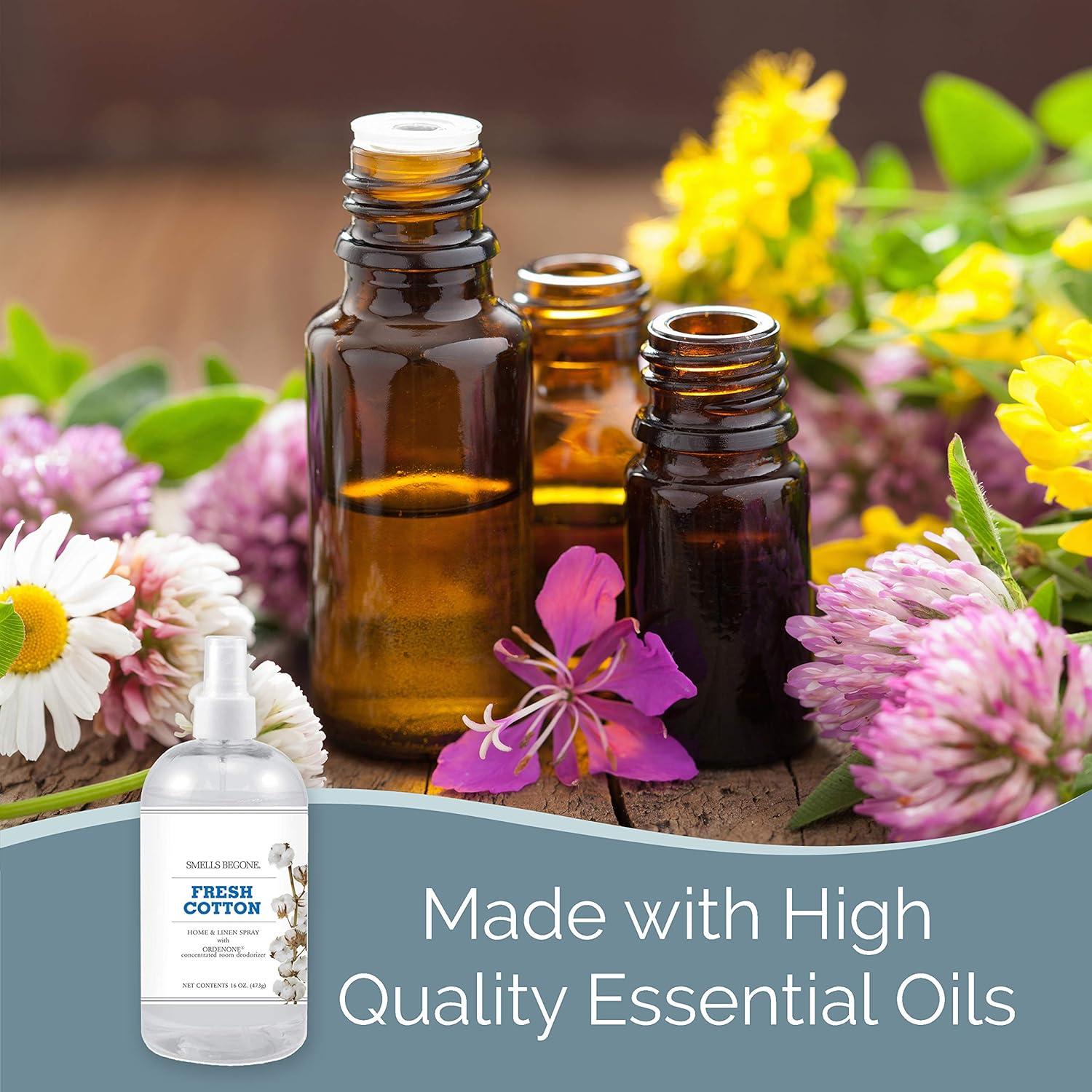 Ambientador SMELLS BEGONE 2x453.6g Algodón Fresco - Eliminador de Olores