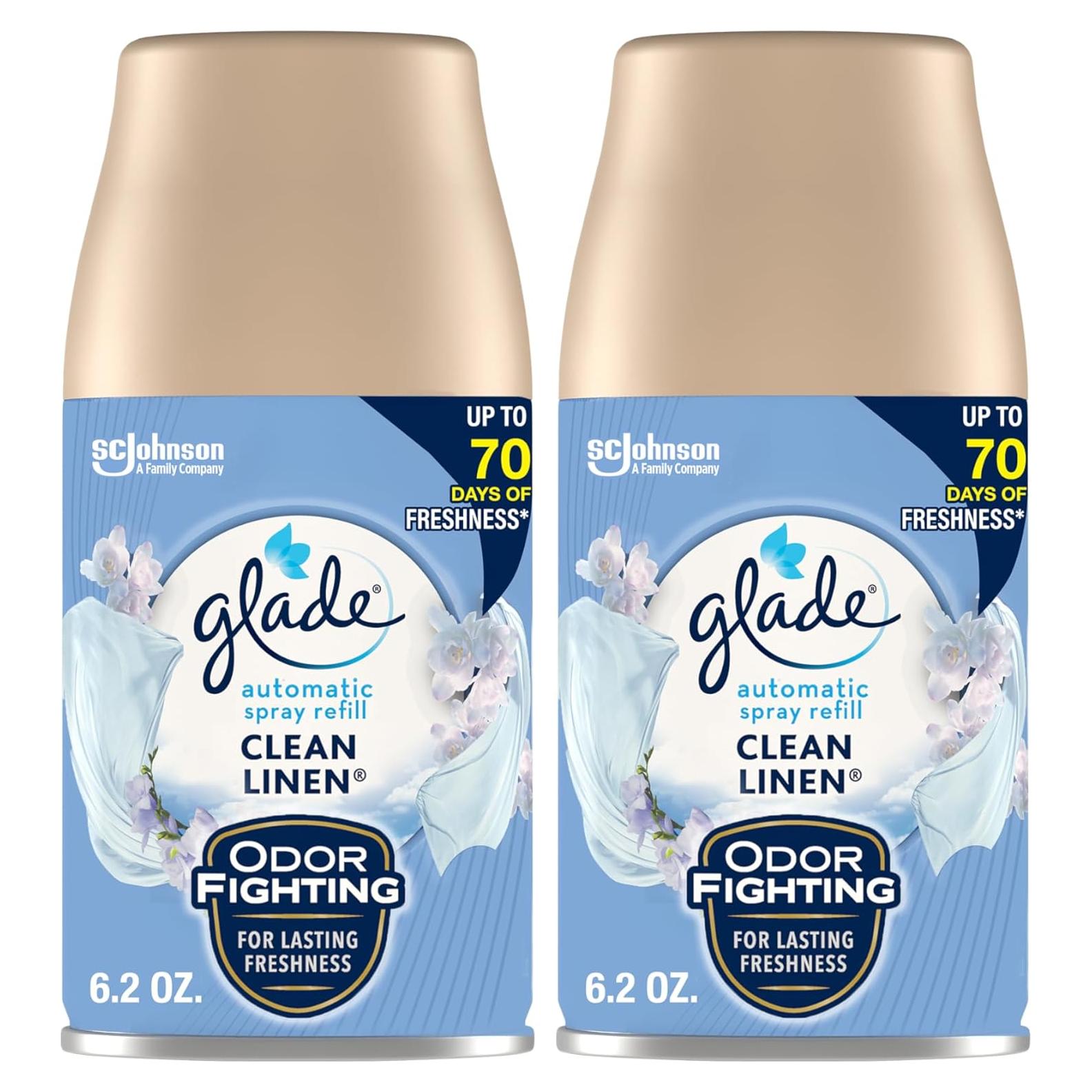 Recarga Ambientador Automático Glade Ropa Limpia 2 Piezas 175 g