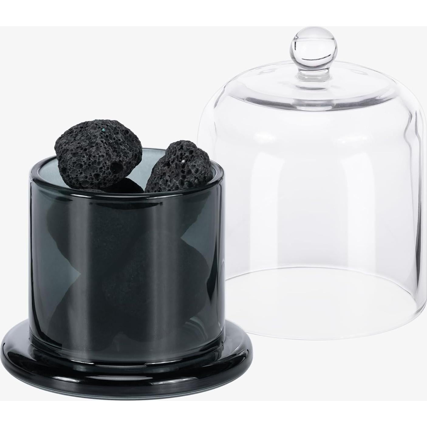 Difusor de Aromaterapia Navaris con Piedras de Lava Negras