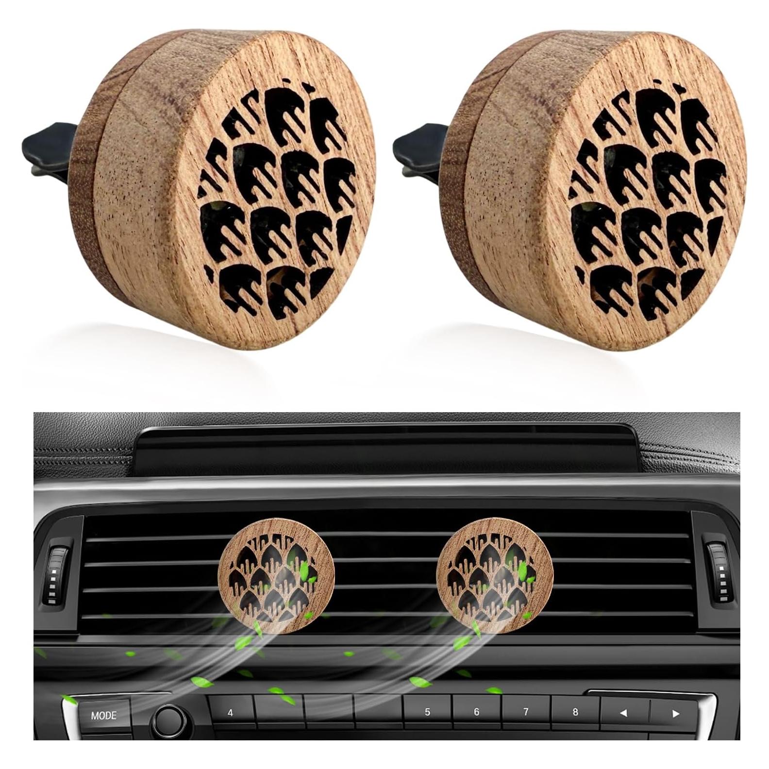 Difusor de Aceite Esencial de Madera KVAEY - 2 Piezas