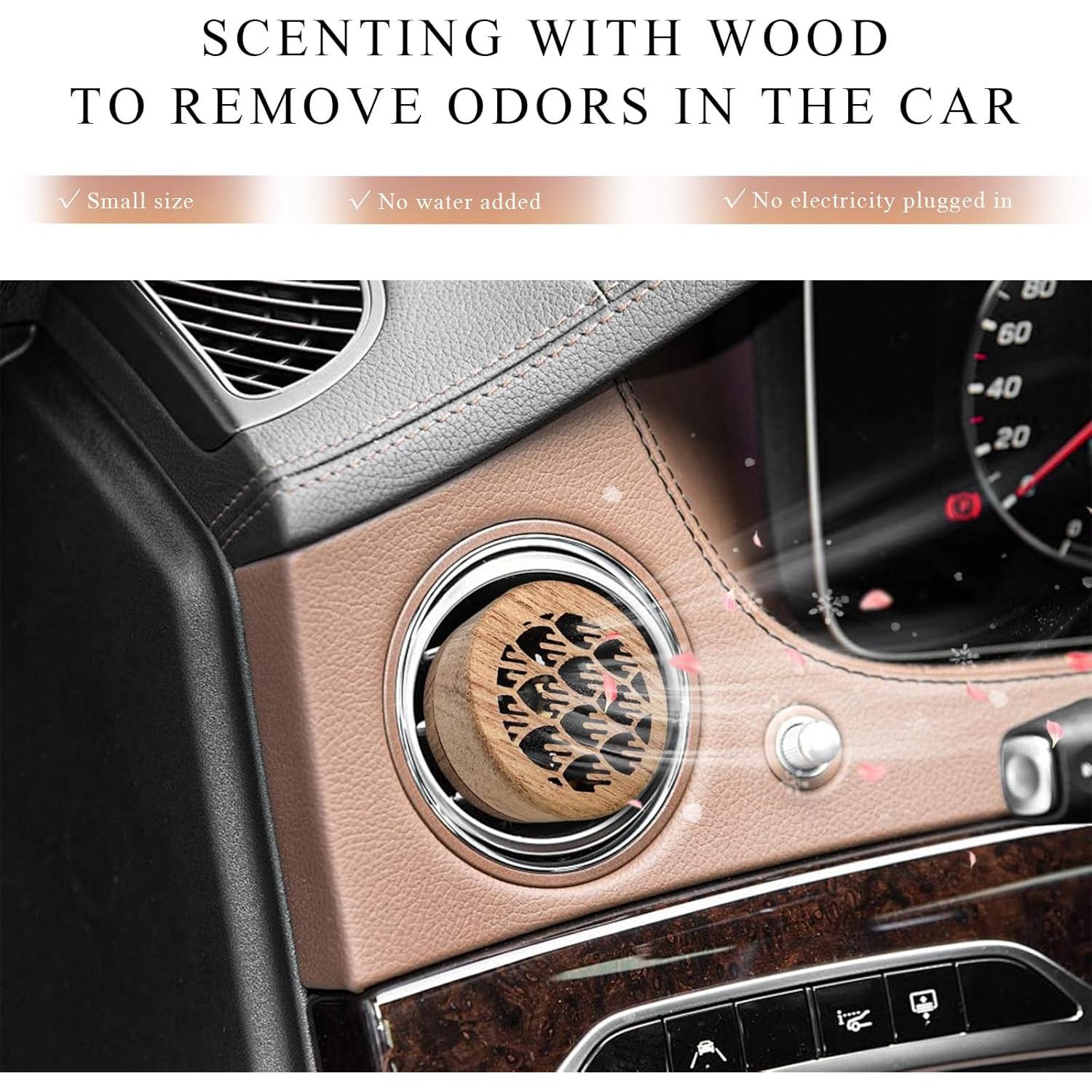 Difusor de Aceite Esencial de Madera KVAEY - 2 Piezas