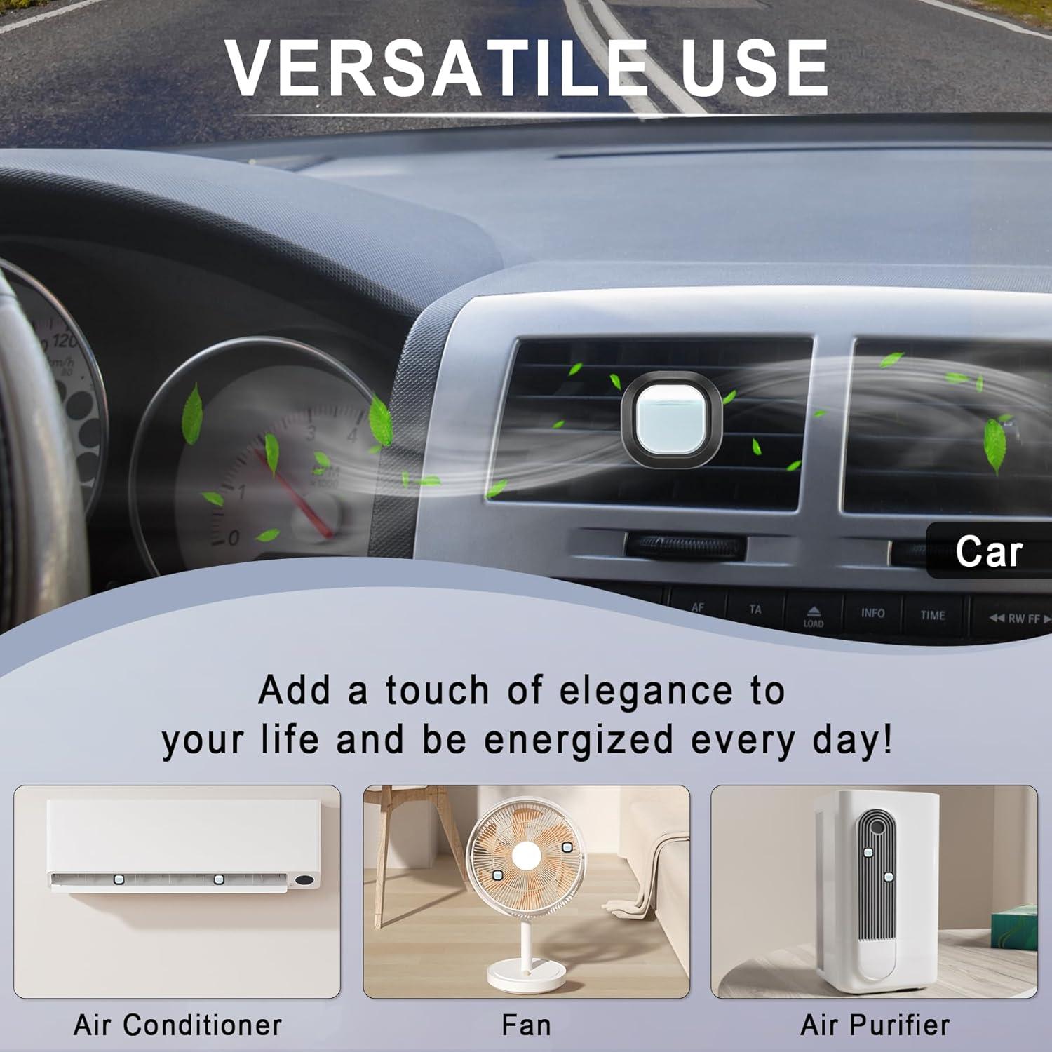 Aromatizante para Auto JUSTTOP - 6 Fragancias Duraderas