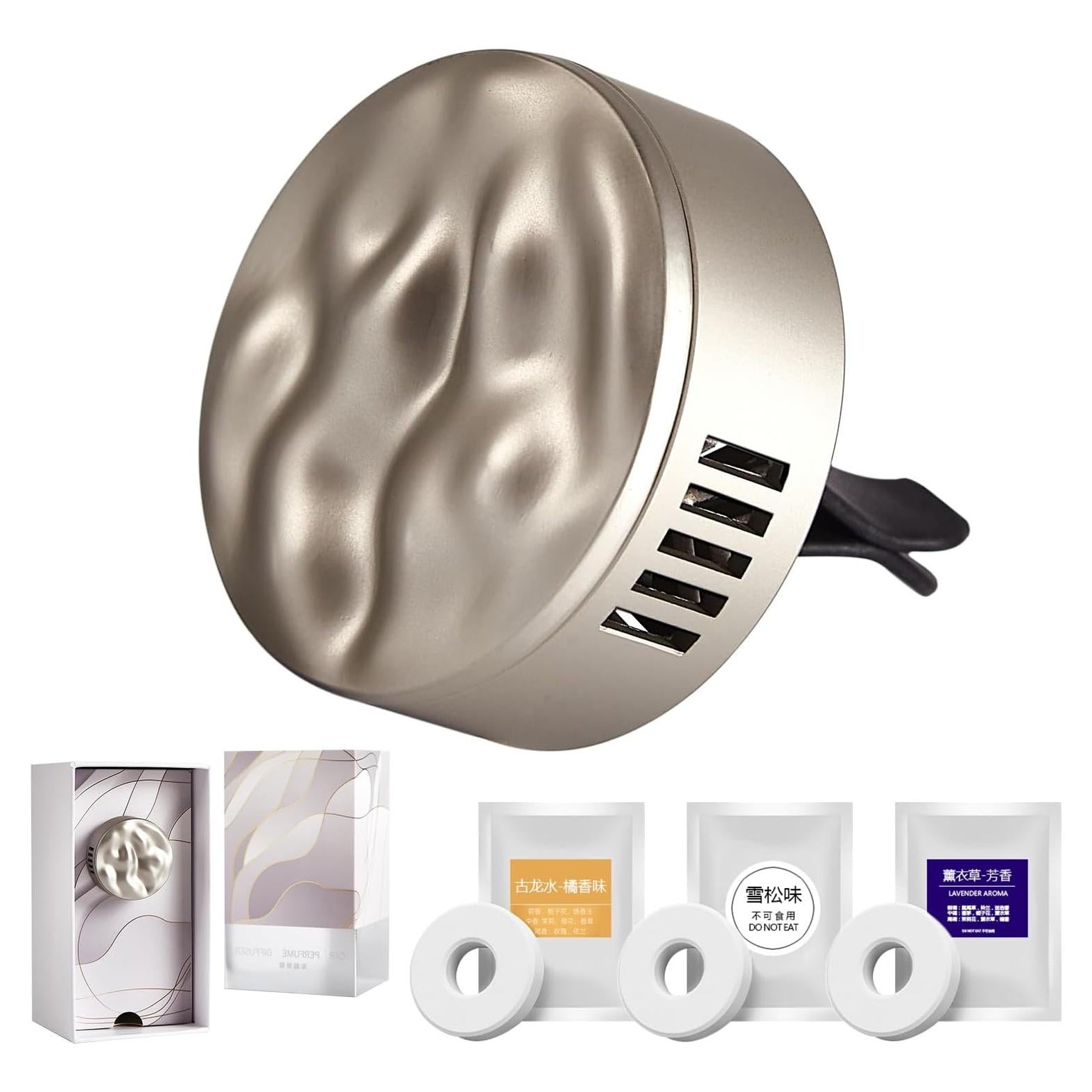 Ambientador de Auto Genérico Clip Duradero 3 Aromas 90 Días