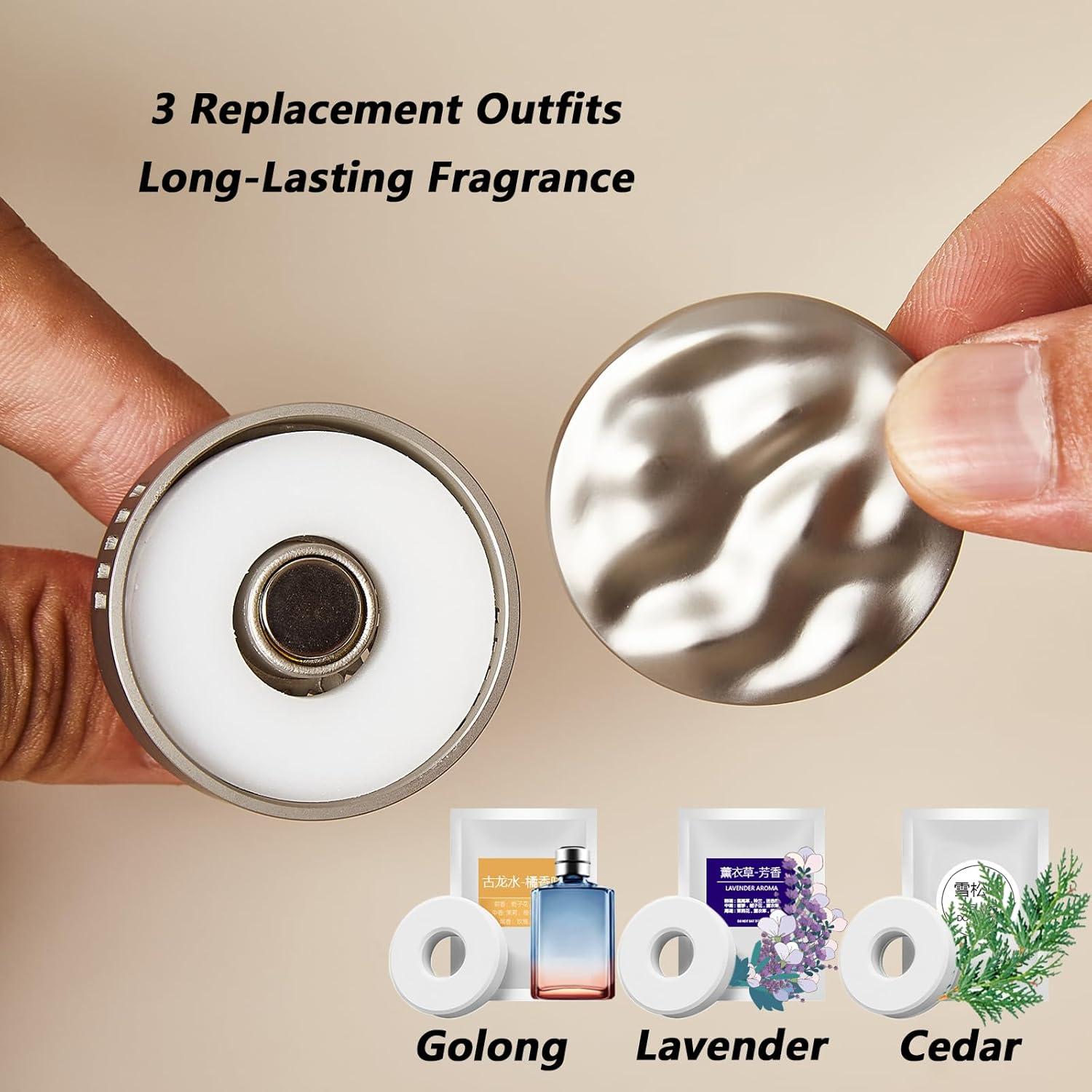 Ambientador de Auto Genérico Clip Duradero 3 Aromas 90 Días