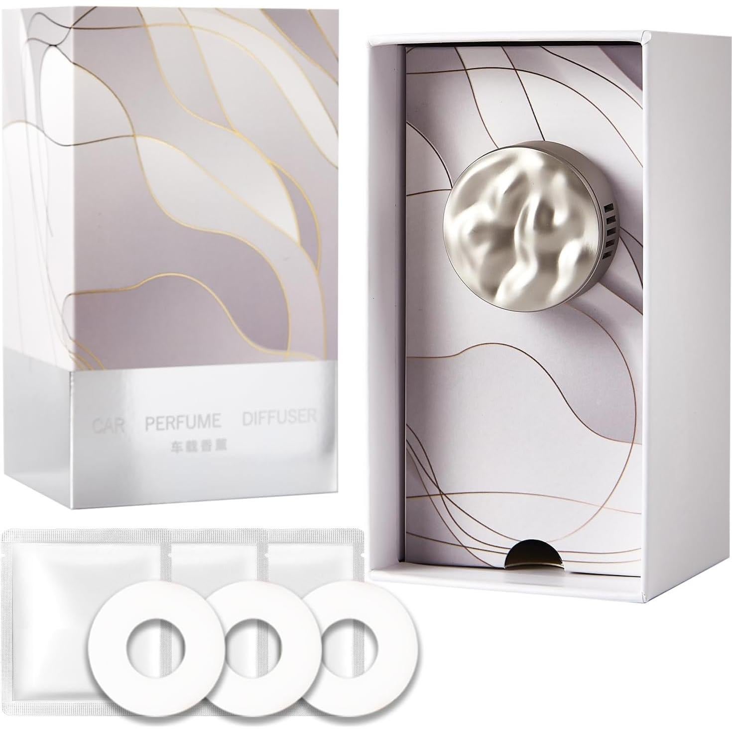 Ambientador de Auto Genérico Clip Duradero 3 Aromas 90 Días