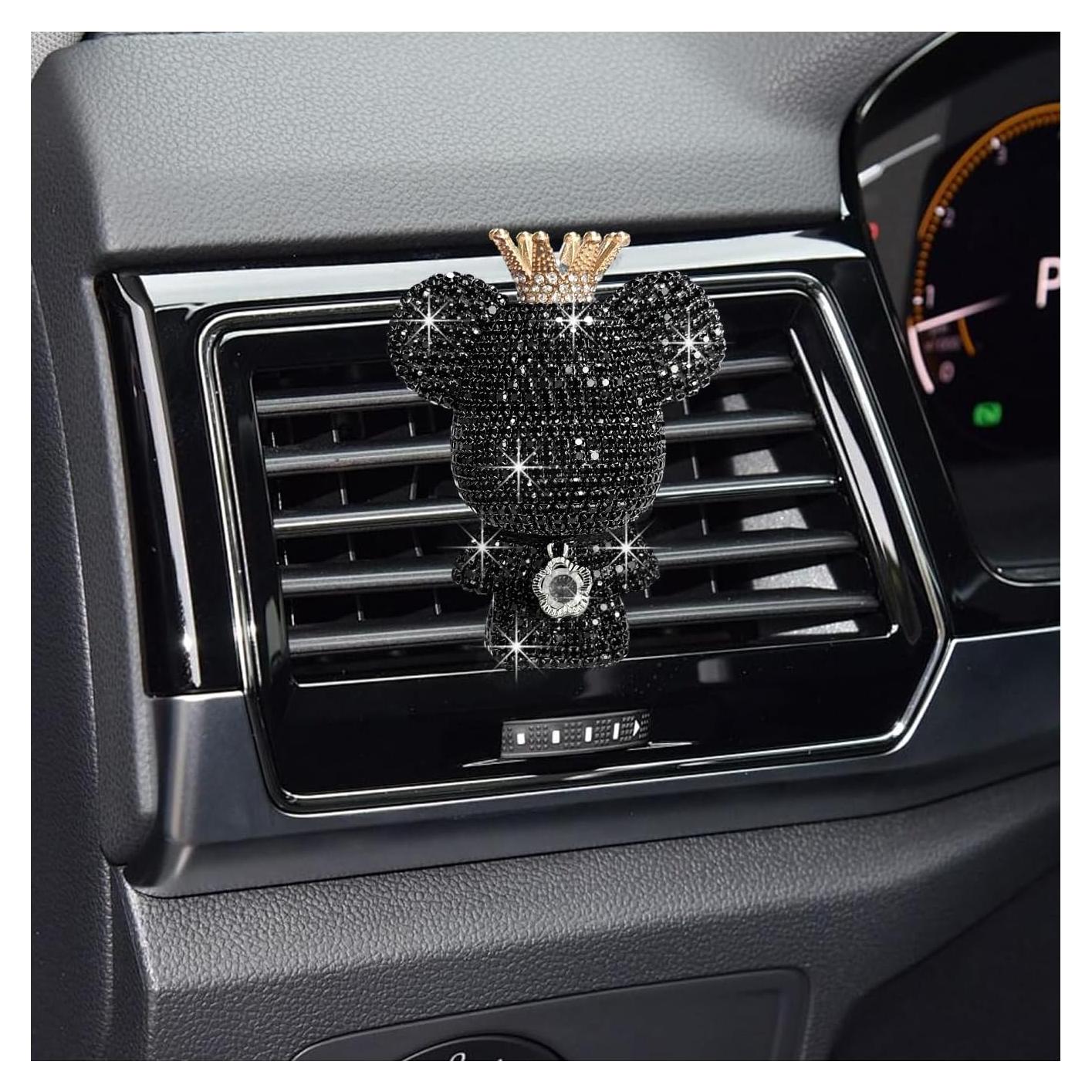 Clip de Ventilación Brillante FSTURIOS con Fragancia Negro