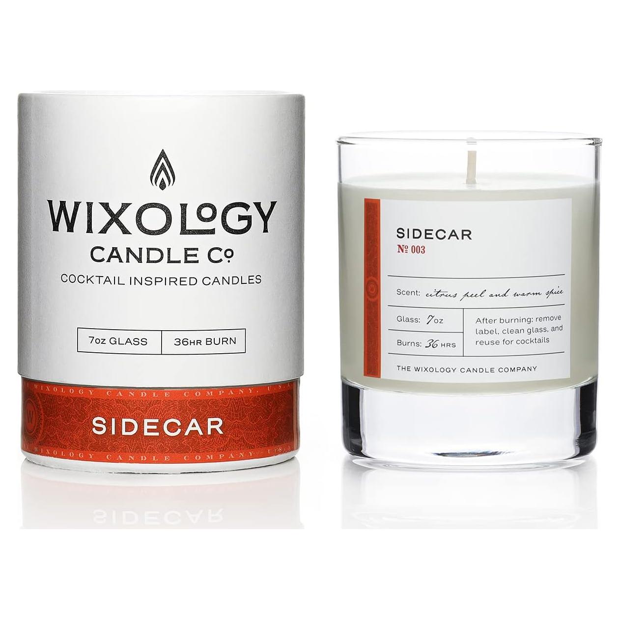 Vela Aromática Wixology Sidecar - Cera de Coco y Soja 198g