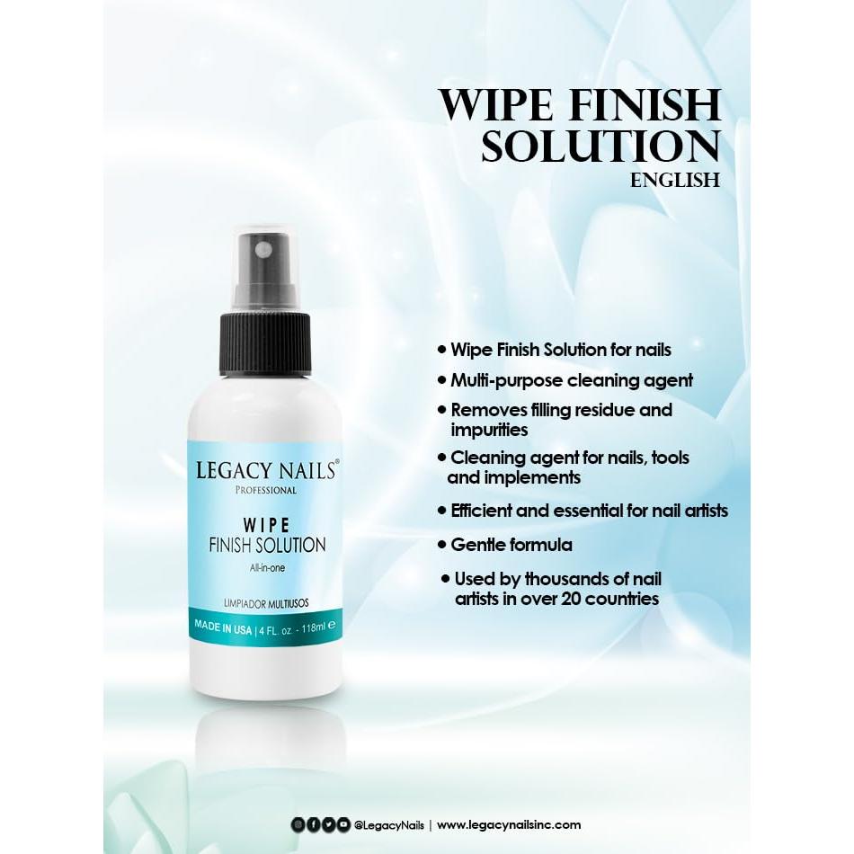 Limpiador Multiusos Legacy Nails 118 ml para Uñas Acrílicas